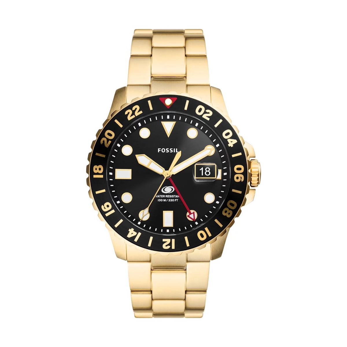 W.KRUK ZEGAREK FOSSIL BLUE GMT