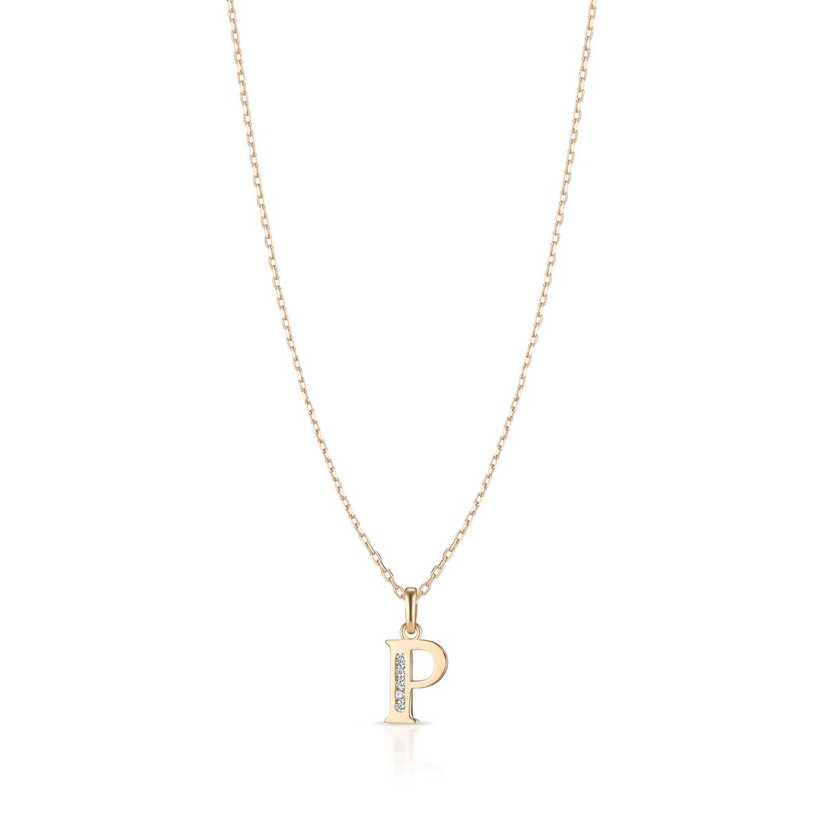 W.KRUK Wisiorek złoty literka P