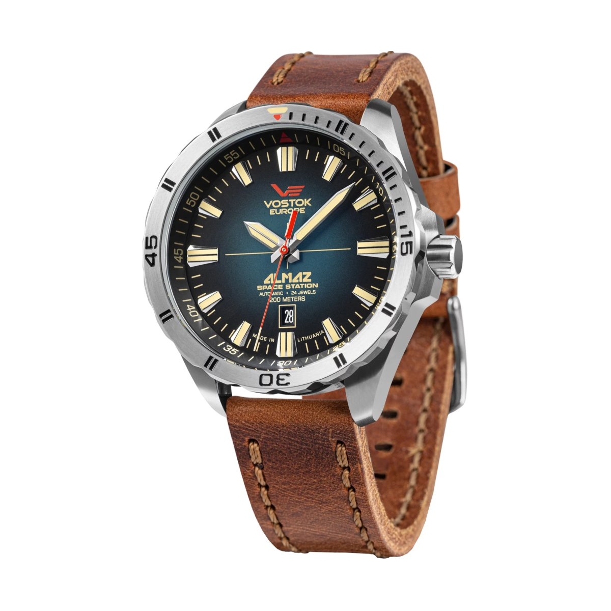 W.KRUK ZEGAREK VOSTOK EUROPE ALMAZ SPACE STATION AUTOMATIC