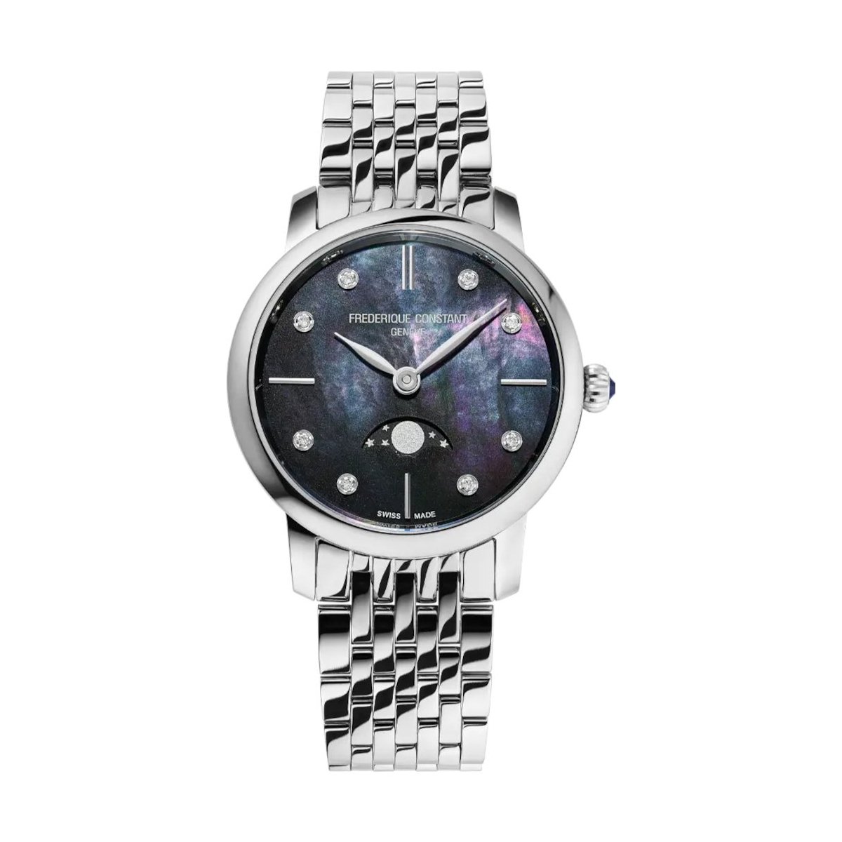 W.KRUK ZEGAREK FREDERIQUE CONSTANT CLASSICS SLIMLINE LADIES MOONPHASE