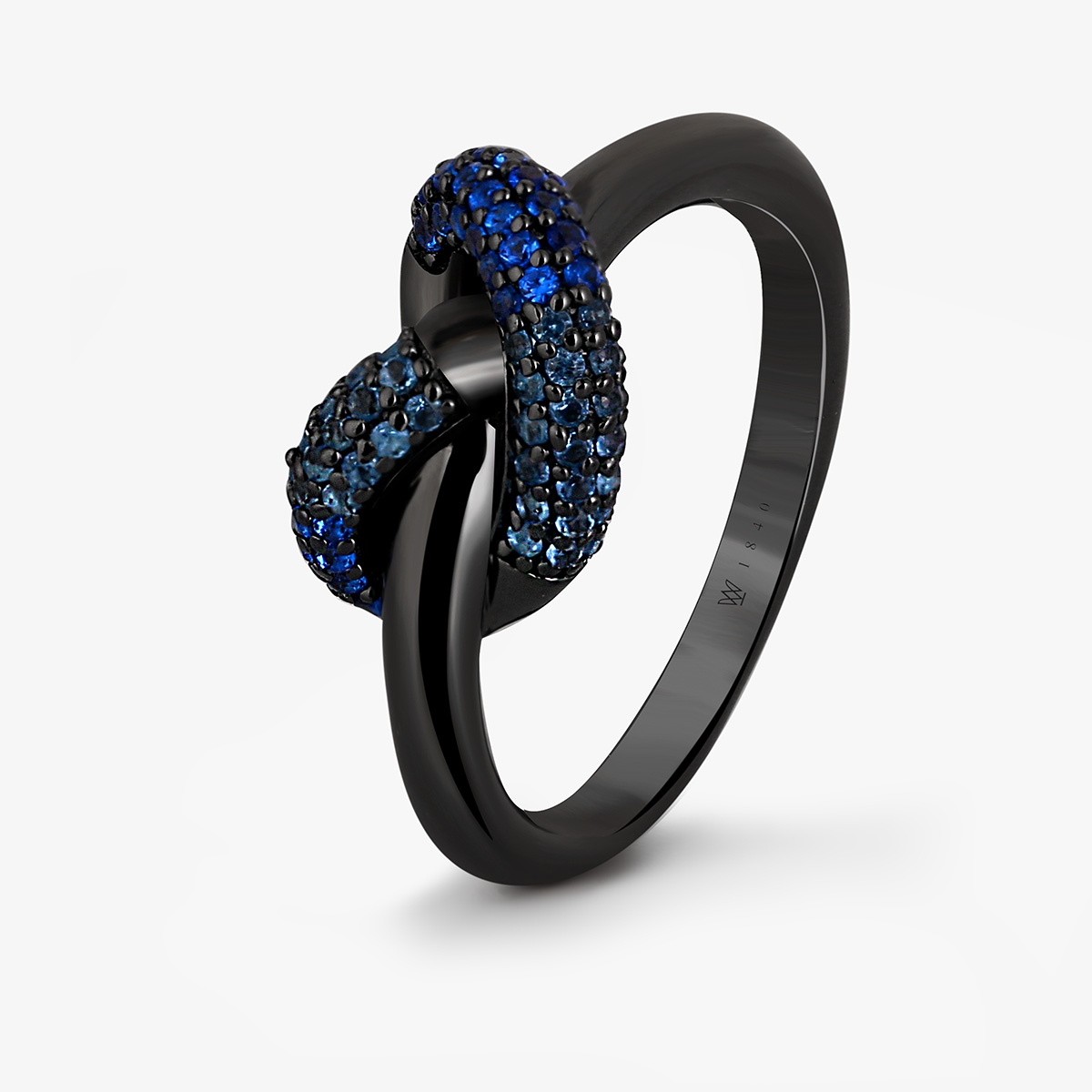 W.KRUK Pierścionek srebrny Meteory