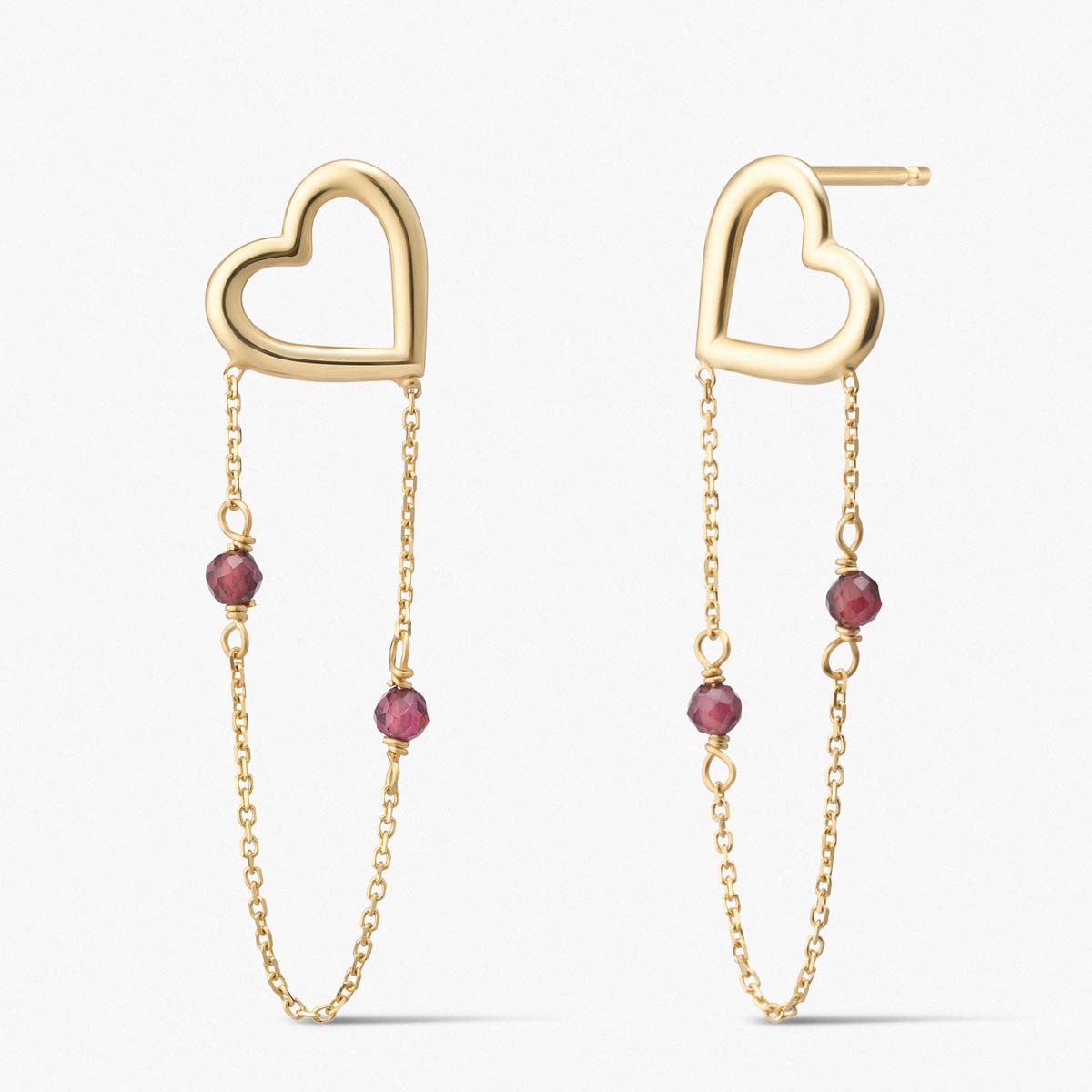 W.KRUK Kolczyki złote Czułość