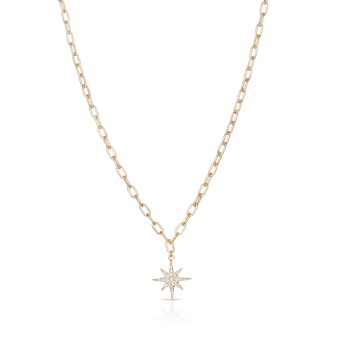 W.KRUK Naszyjnik złoty z gwiazdą Alchemia
