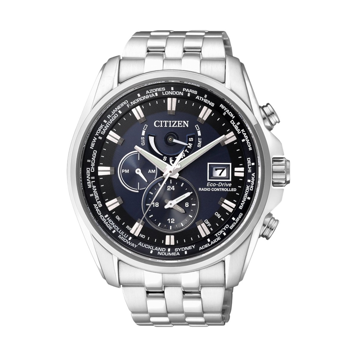 W.KRUK ZEGAREK CITIZEN RADIO CONTROLLED DUAL TIME