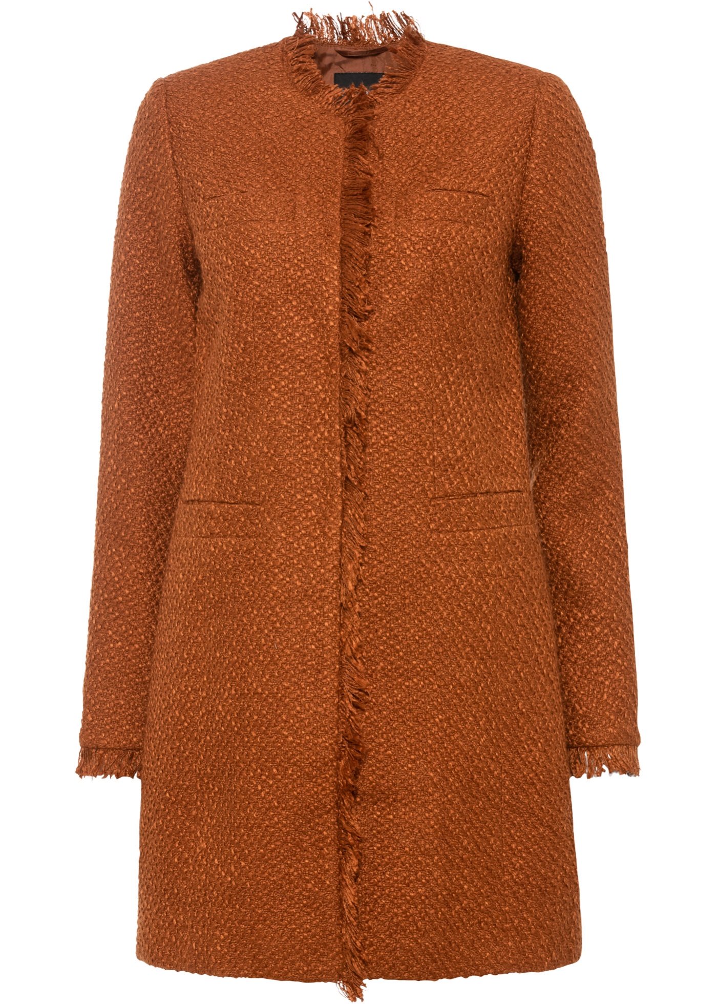 Długi żakiet boucle