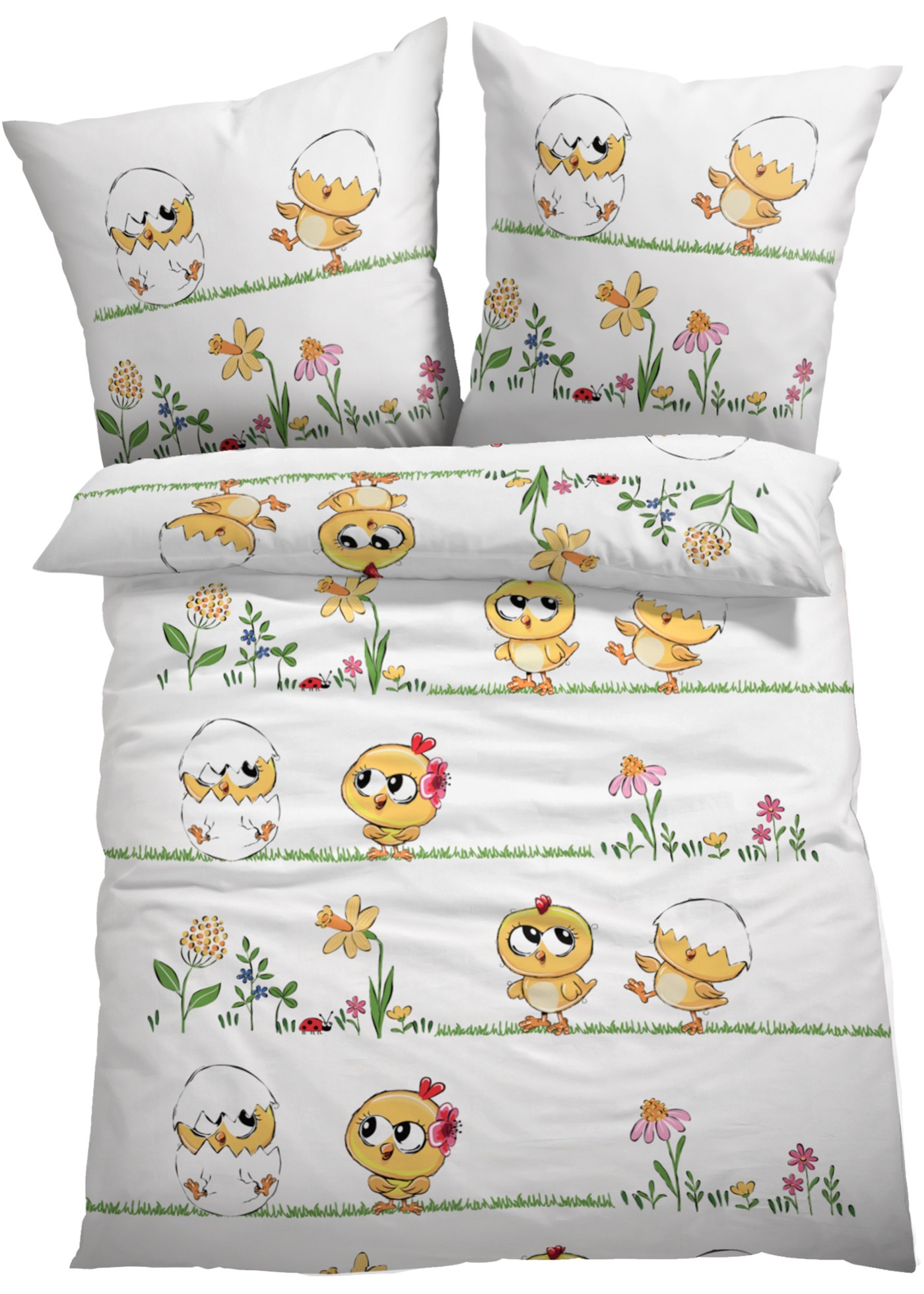 Pościel z nadrukiem w pisklęta