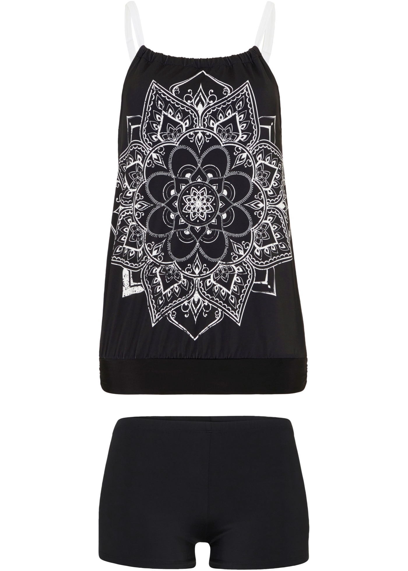 Tankini (2 części) z poliamidu z recyklingu