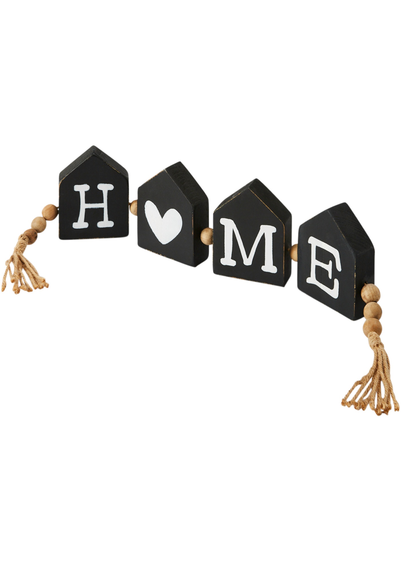 Dekoracja stołowa Sznurek z napisem HOME