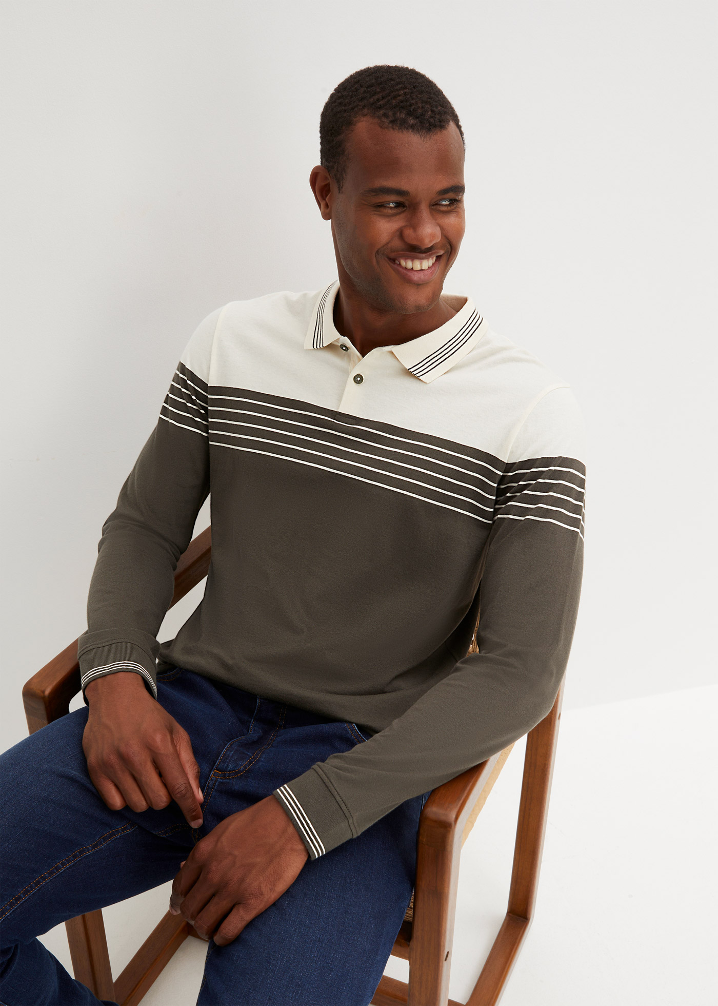 Shirt polo z długim rękawem