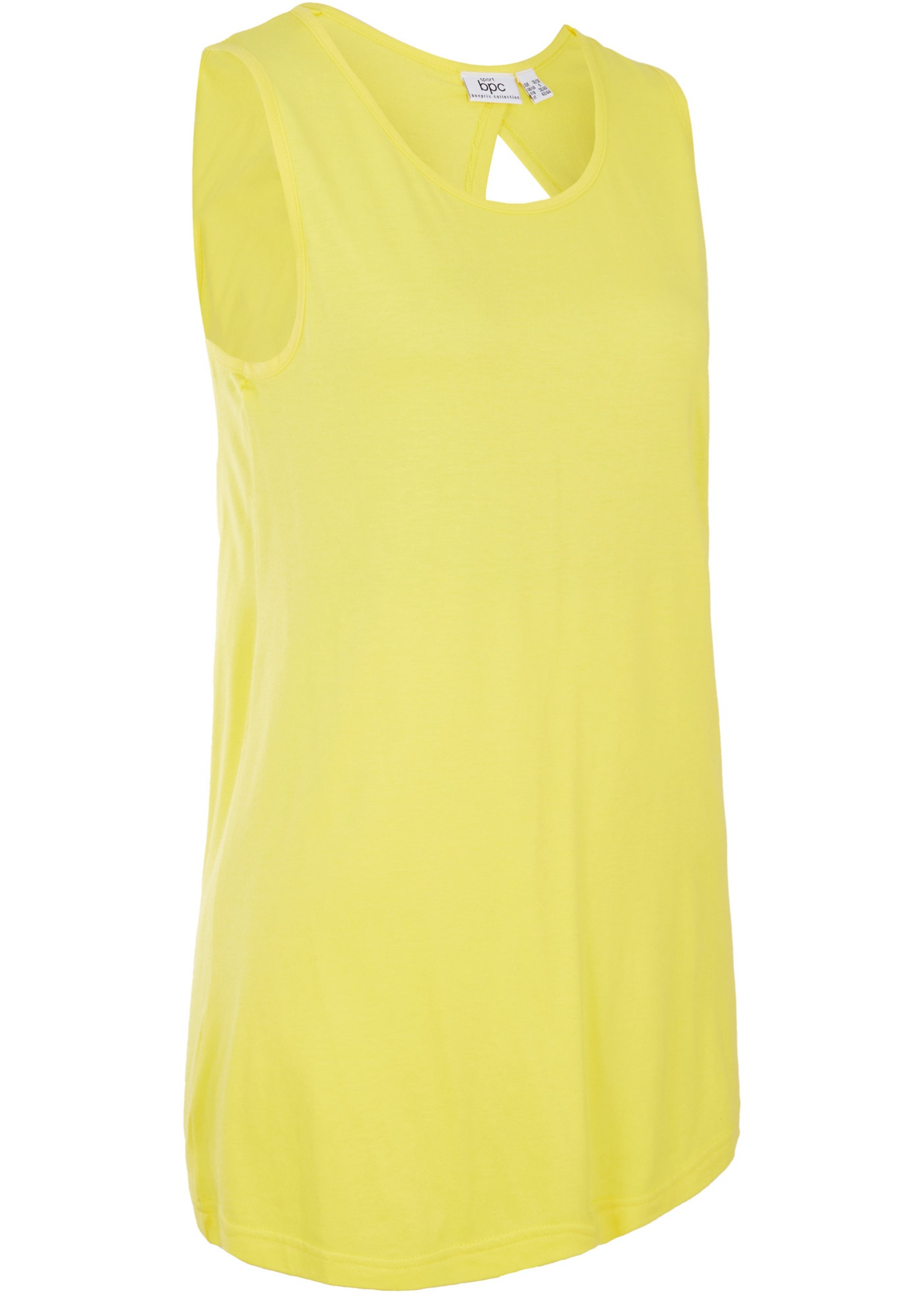 Top sportowy z wycięciem z tyłu