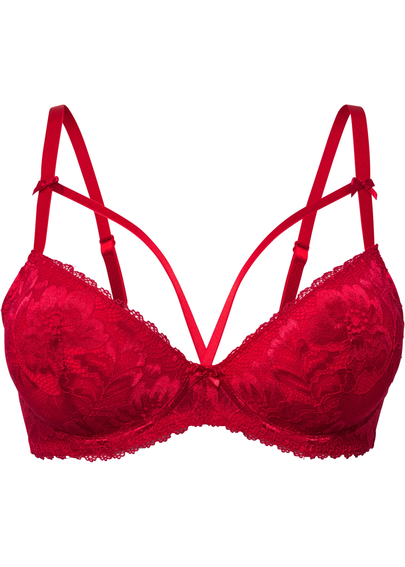 Biustonosz z usztywnianymi miseczkami na fiszbinach