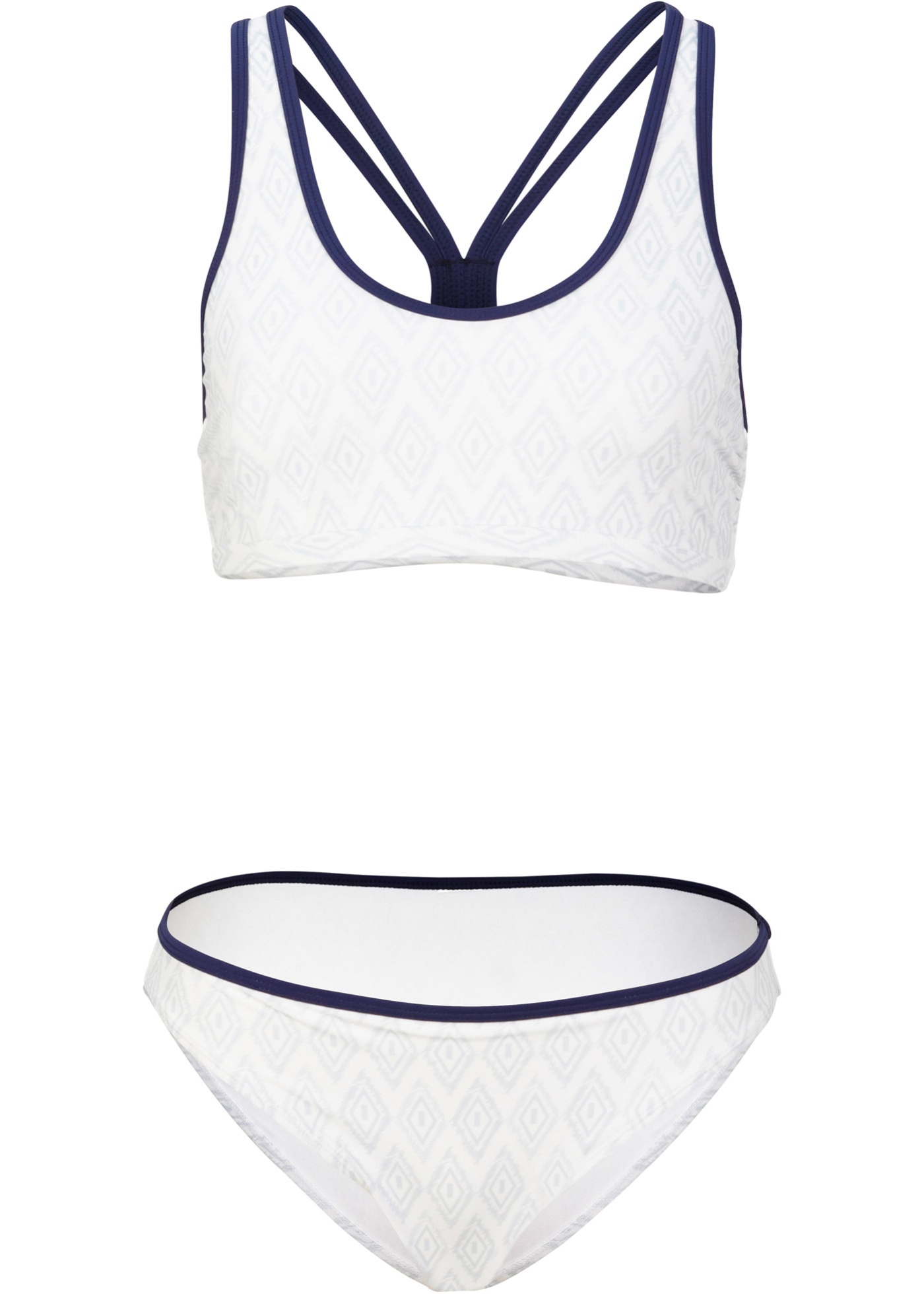 Bikini bustier (2 części), ze zrównoważonego materiału