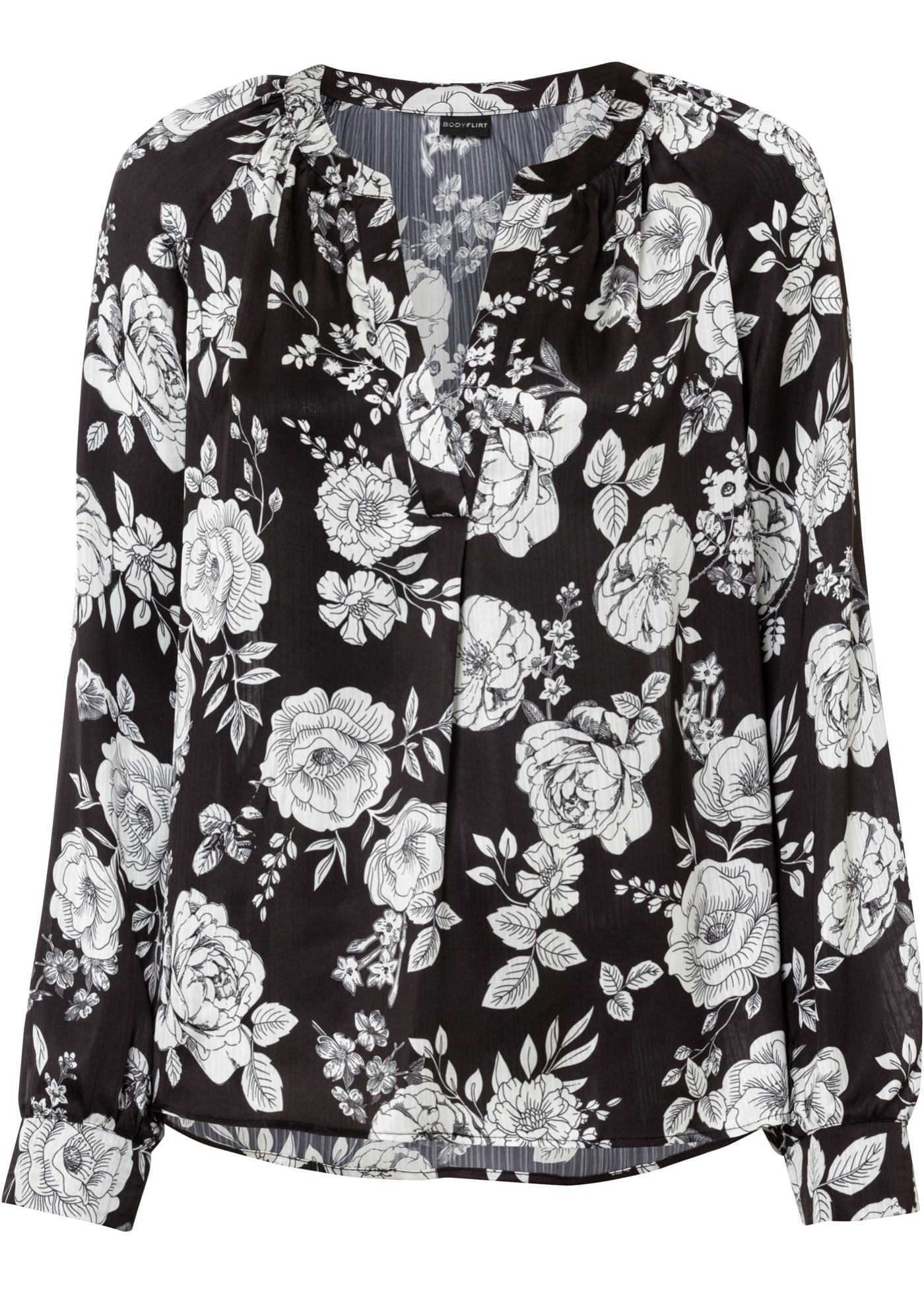 Bluzka tunikowa z nadrukiem