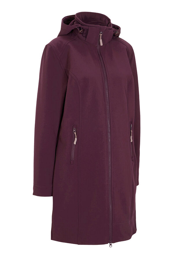 Płaszcz softshell, odpychający wodę