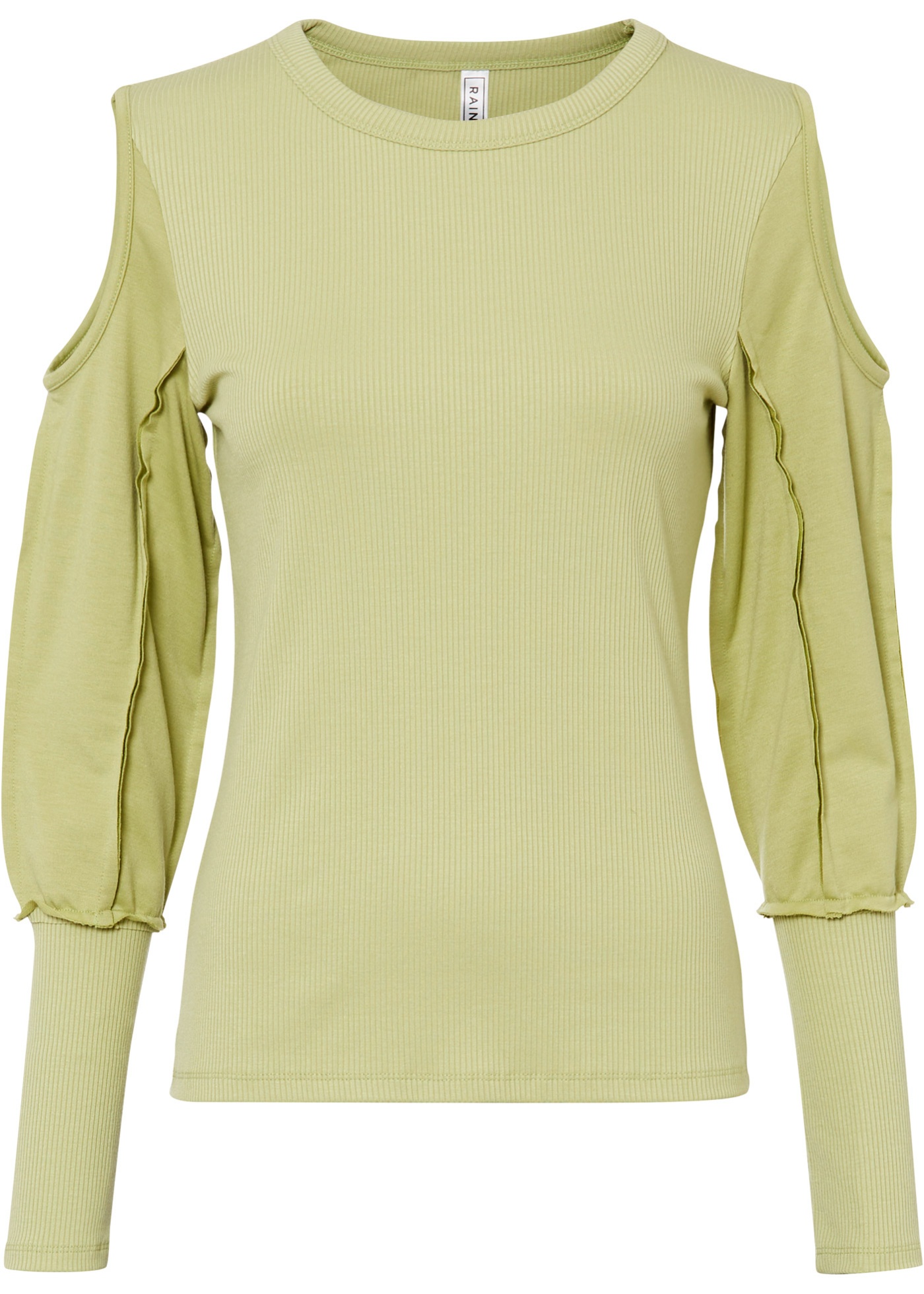 Shirt z długim rękawem i wycięciami