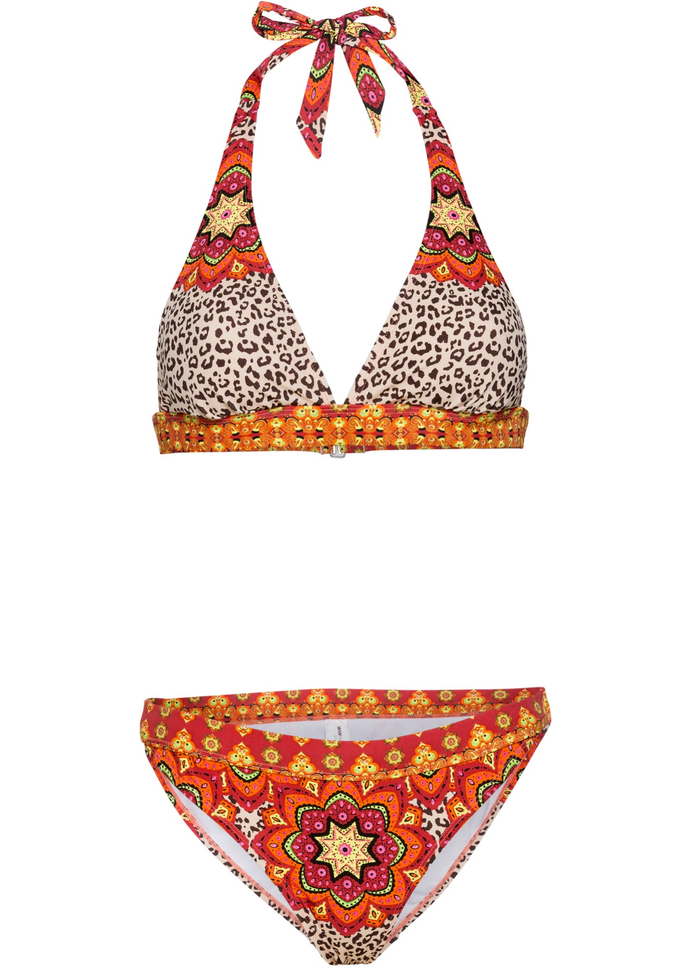 Bikini z ramiączkami wiązanymi na szyi (2 części)