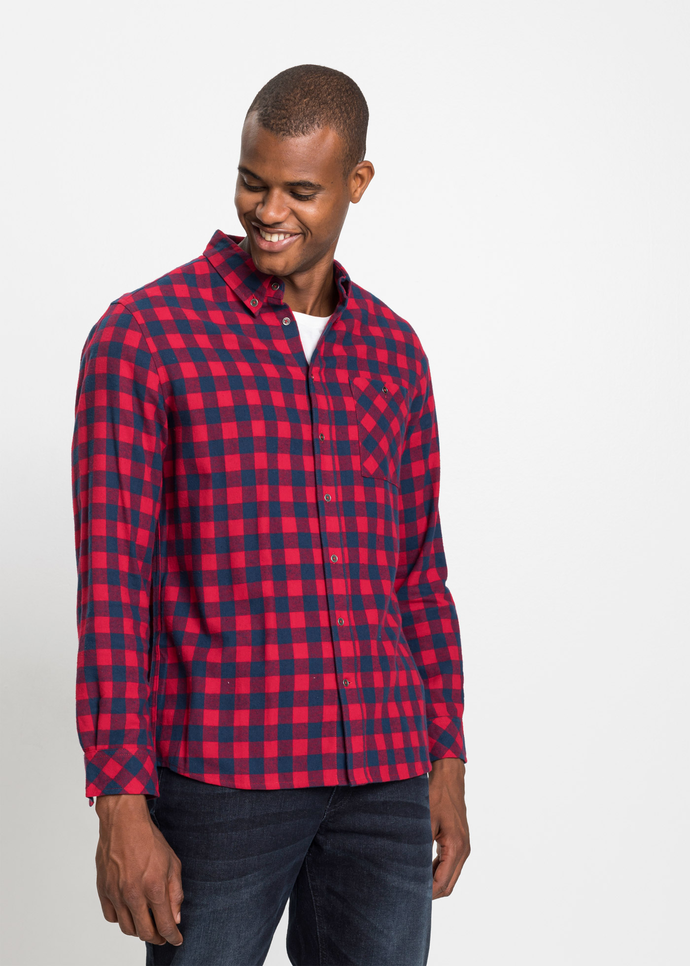 Koszula flanelowa z długim rękawem (2 szt.)