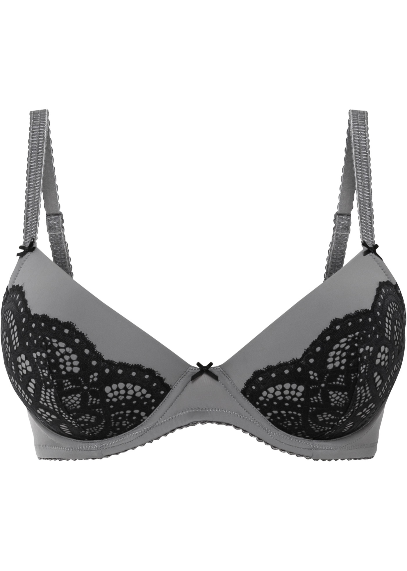 Biustonosz z usztywnianymi miseczkami na fiszbinach