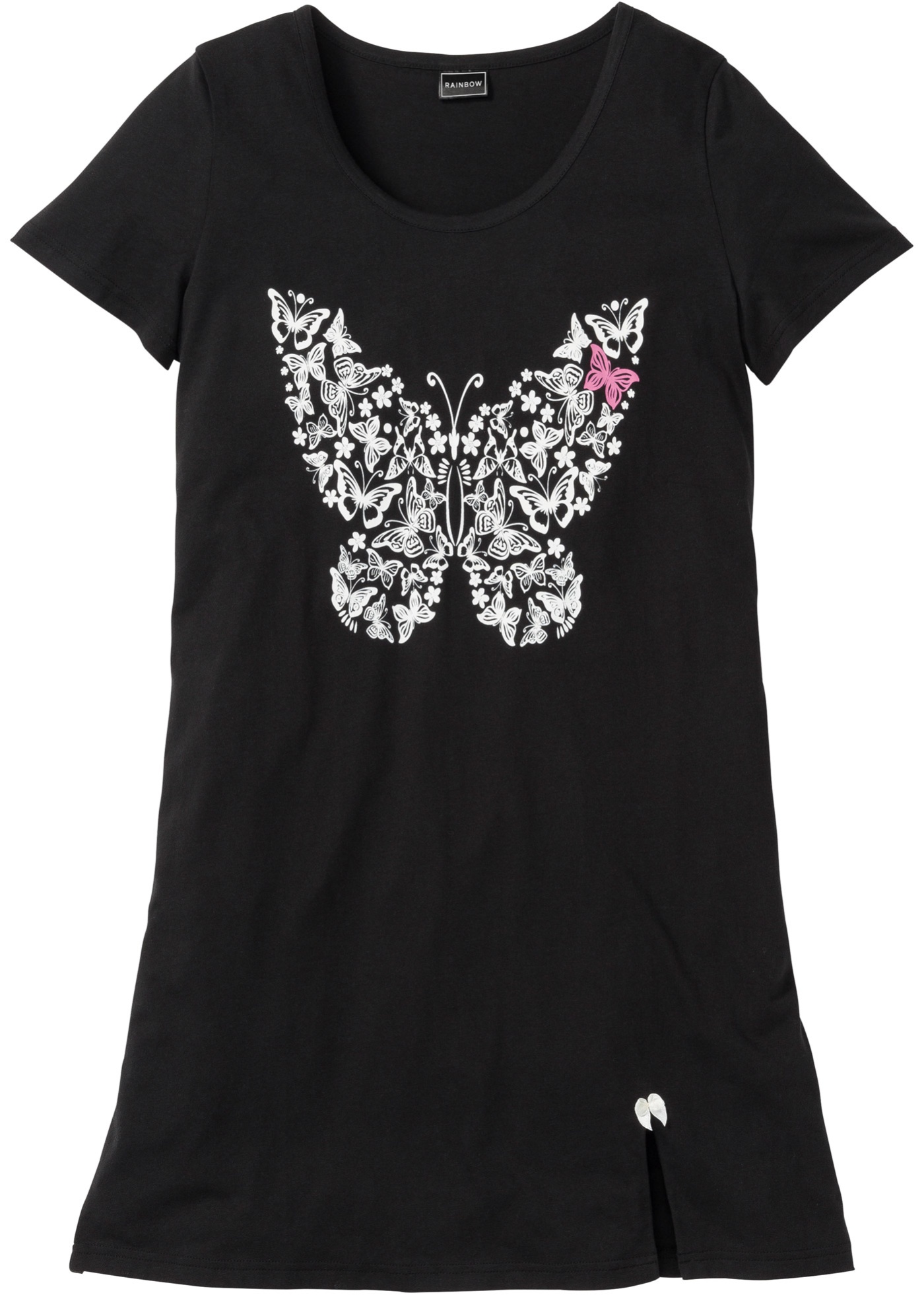 Krótka koszula nocna z bawełny organicznej