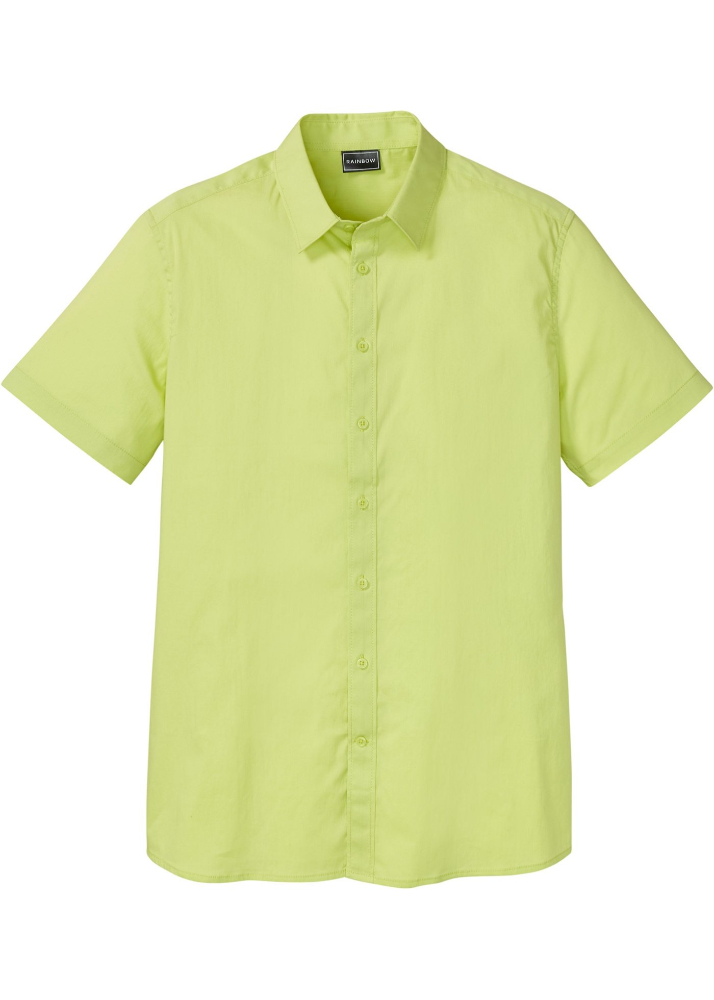 Koszula z krótkim rękawem, ze stretchem, Slim Fit