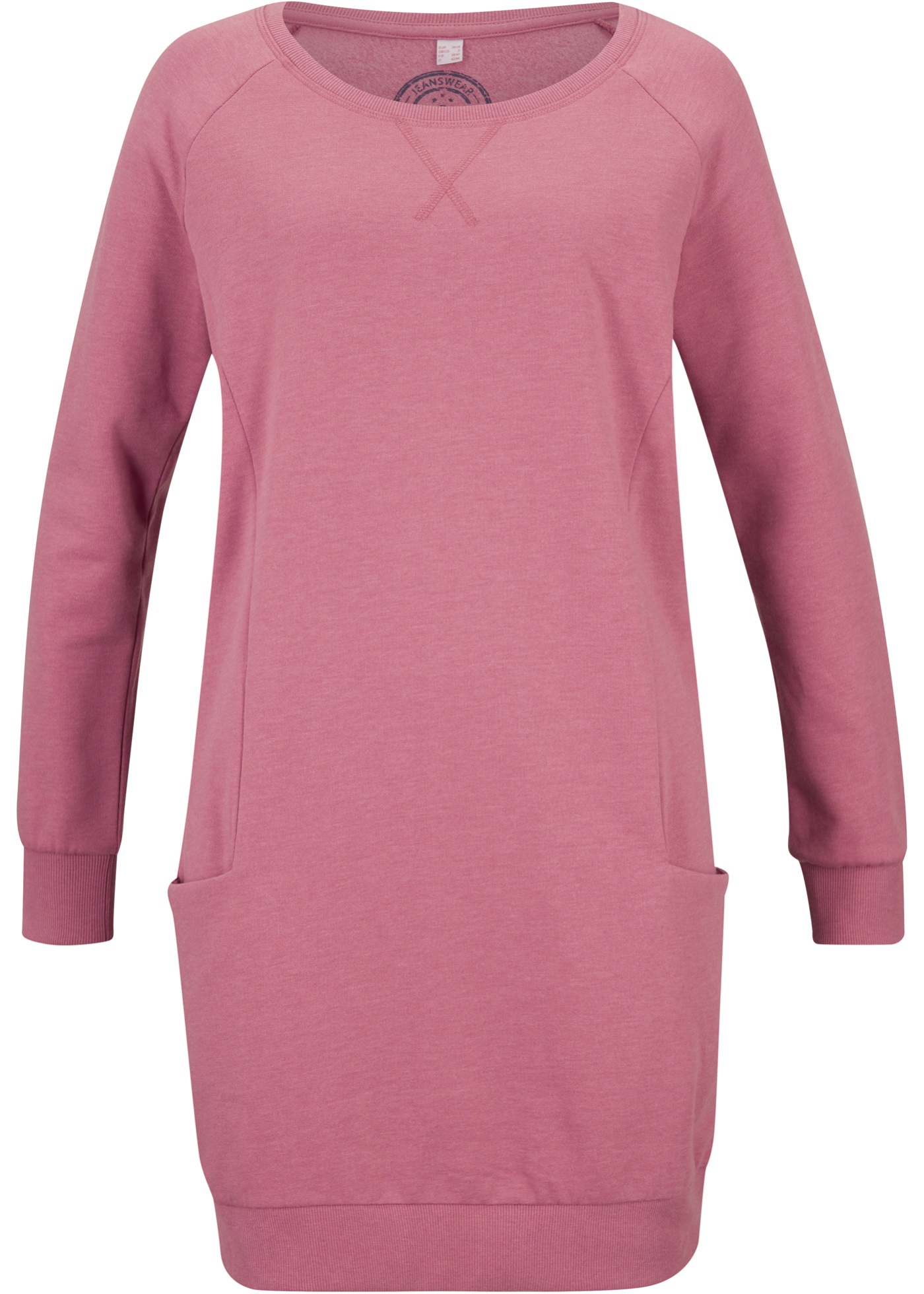 Sukienka dresowa, długi rękaw