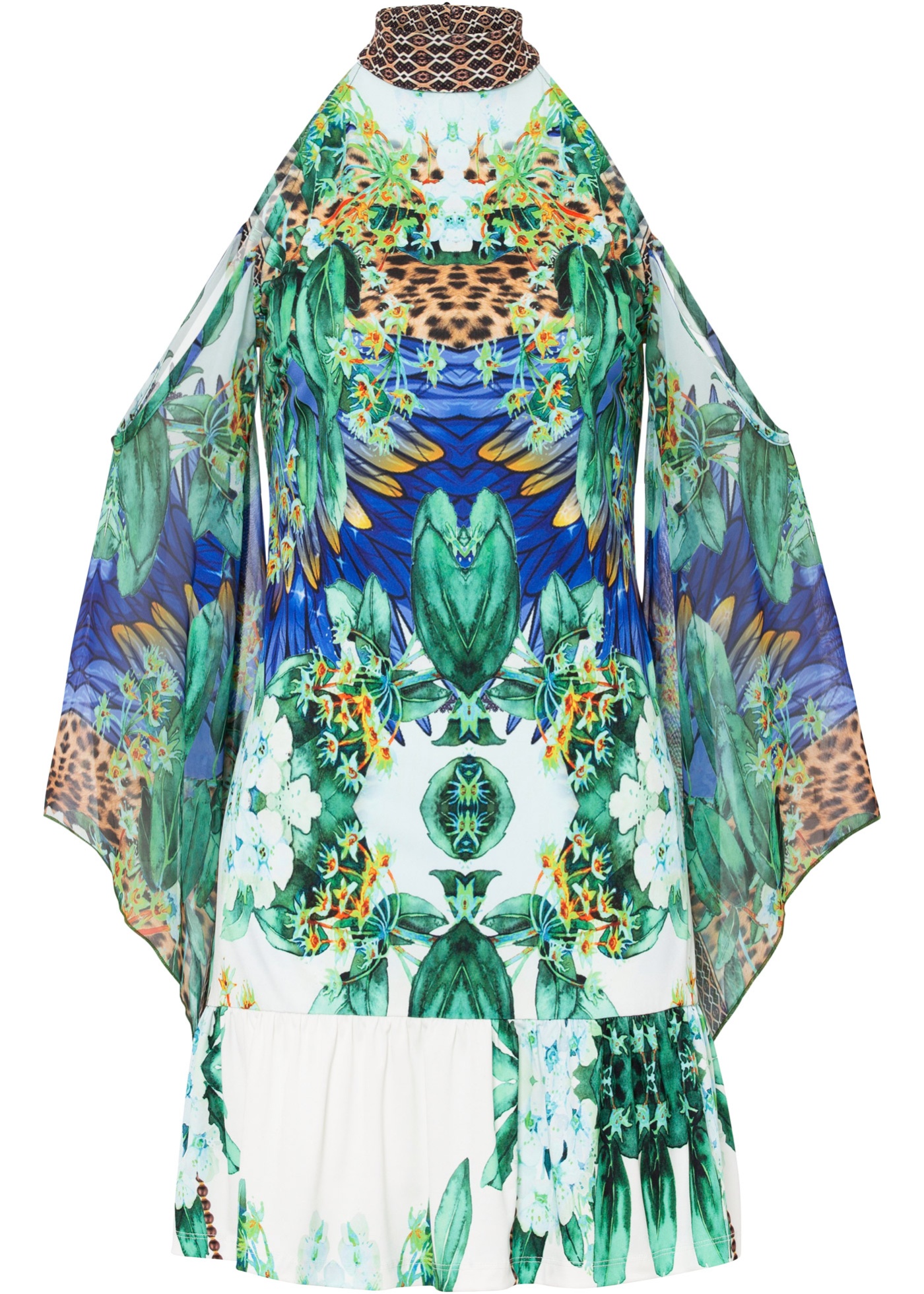 Sukienka cold-shoulder