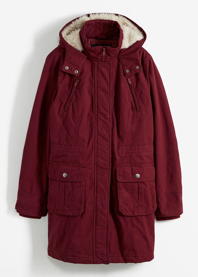 Parka bawełniana ocieplana