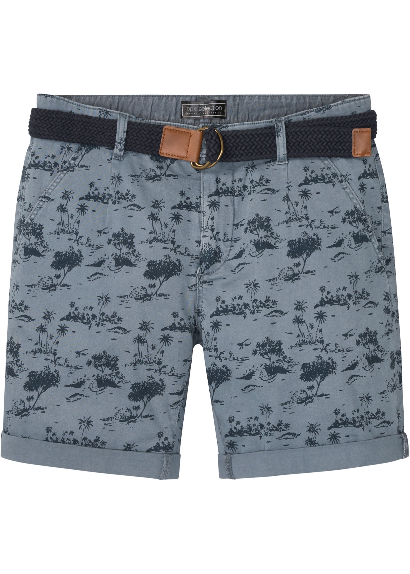 Bermudy chino Regular Fit z paskiem