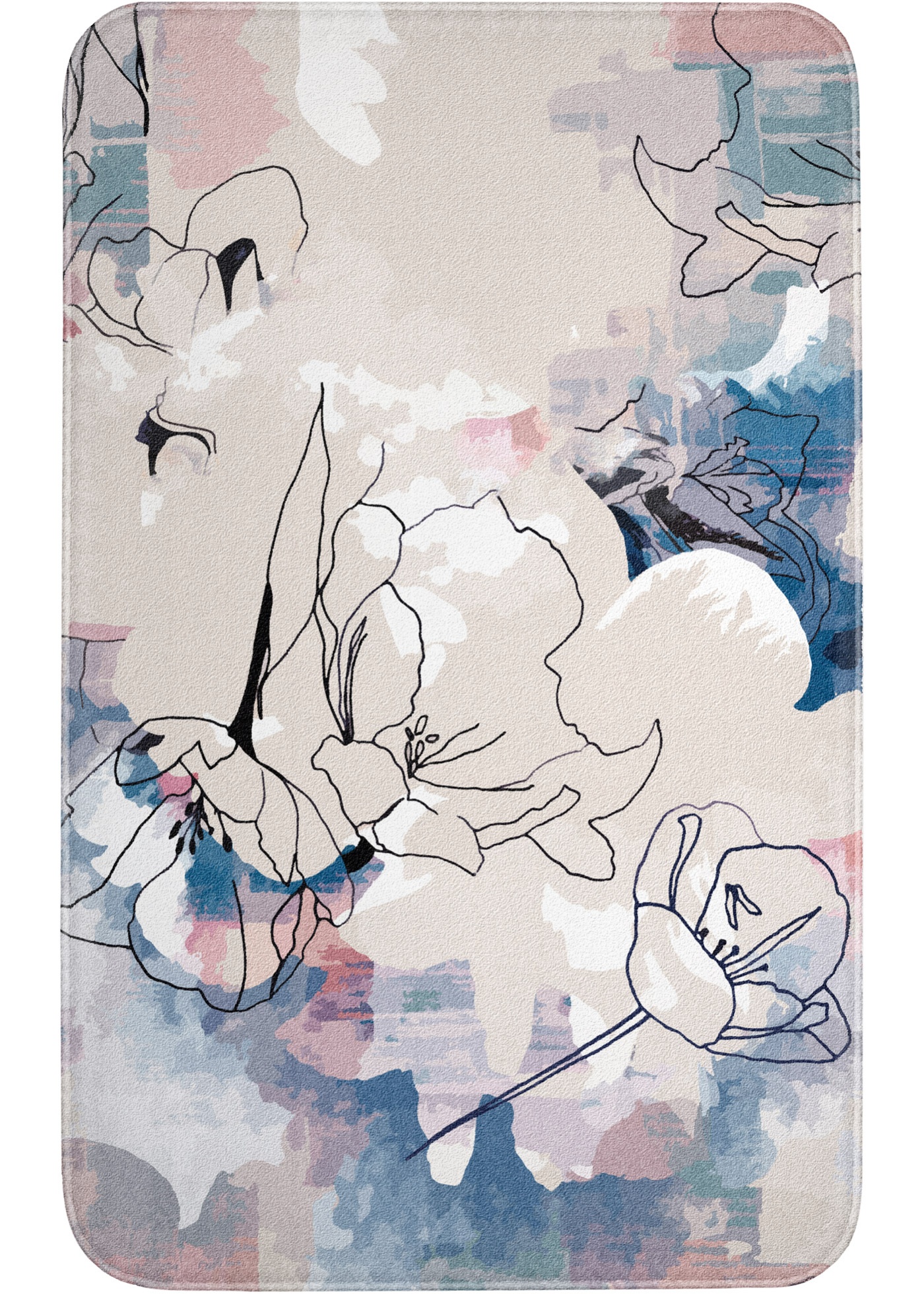 Dywaniki łazienkowe z poliestru z recyklingu