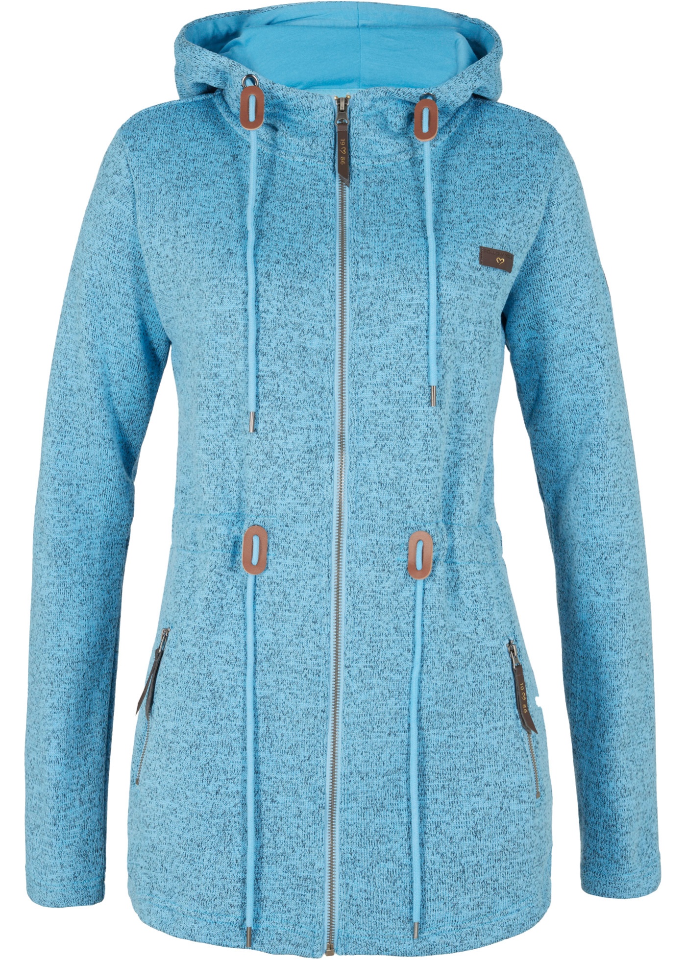 Bluza rozpinana z polaru z kapturem