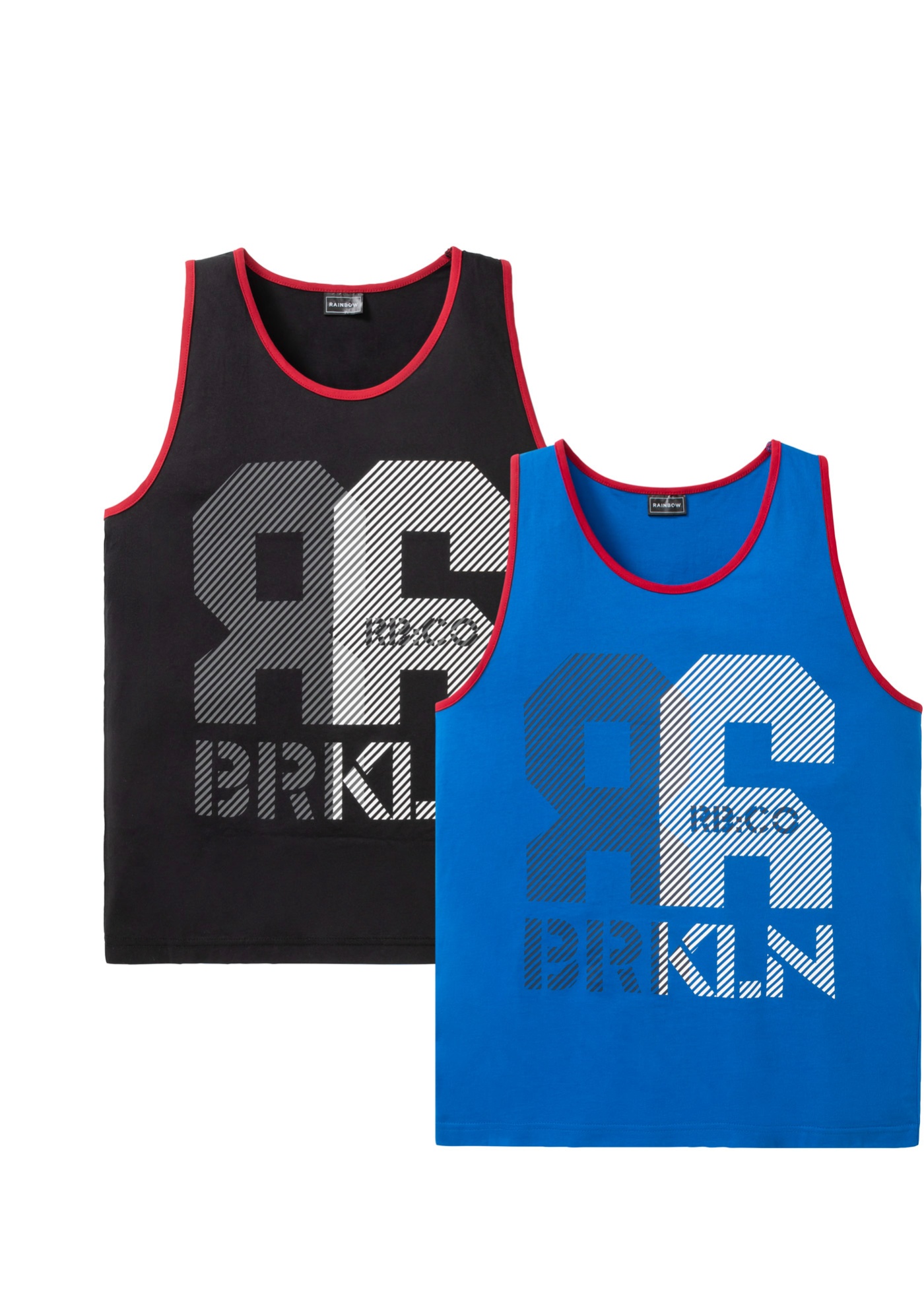 Tank top (2 szt.), Slim Fit