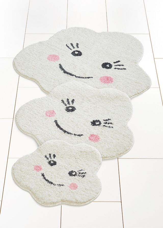Dywaniki łazienkowe w kształcie chmury