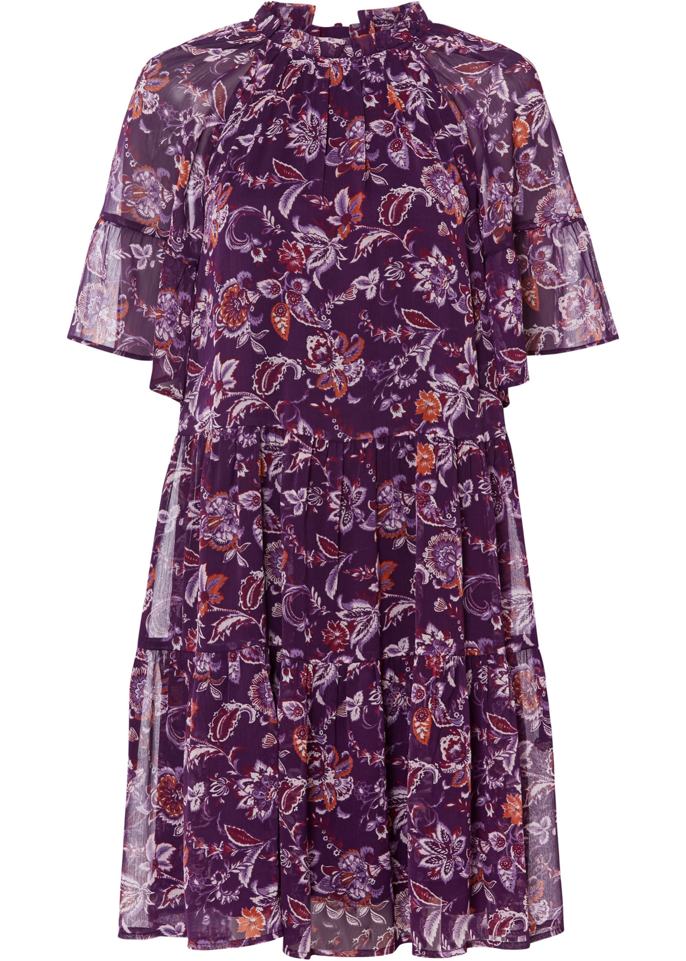 Sukienka z falbanami