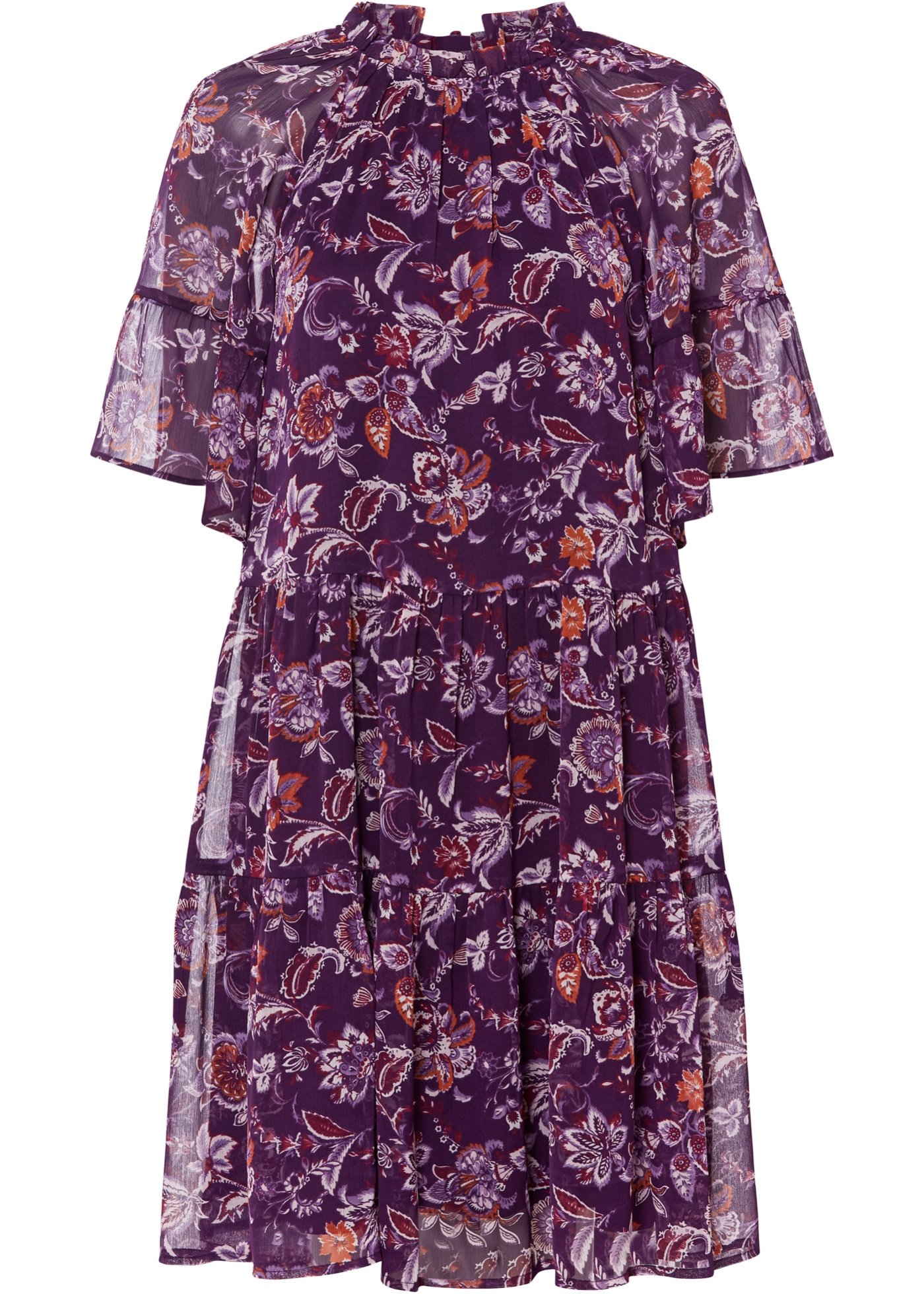 Sukienka z falbanami