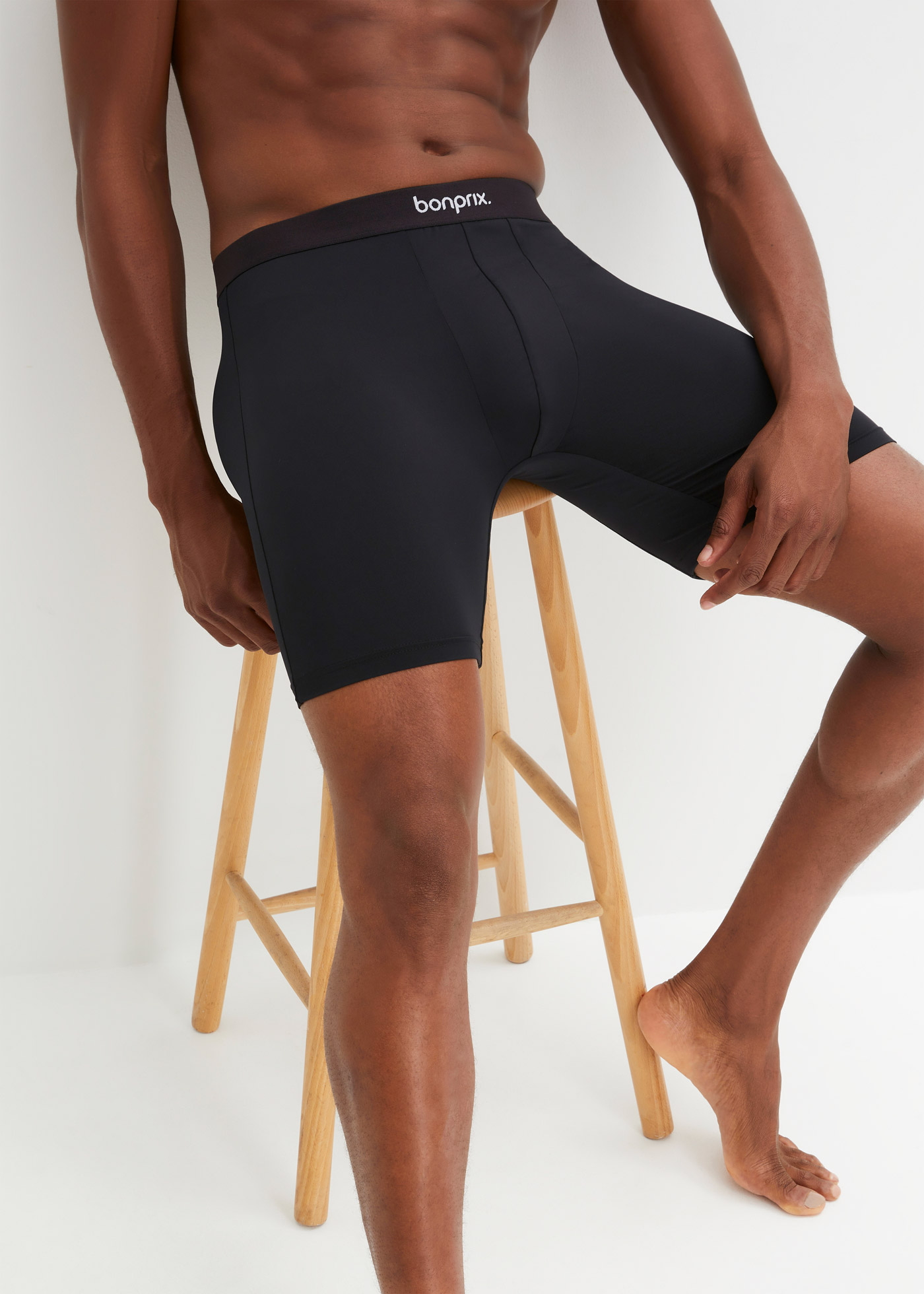 Długie bokserki sportowe (2 pary) z poliestru z recyklingu