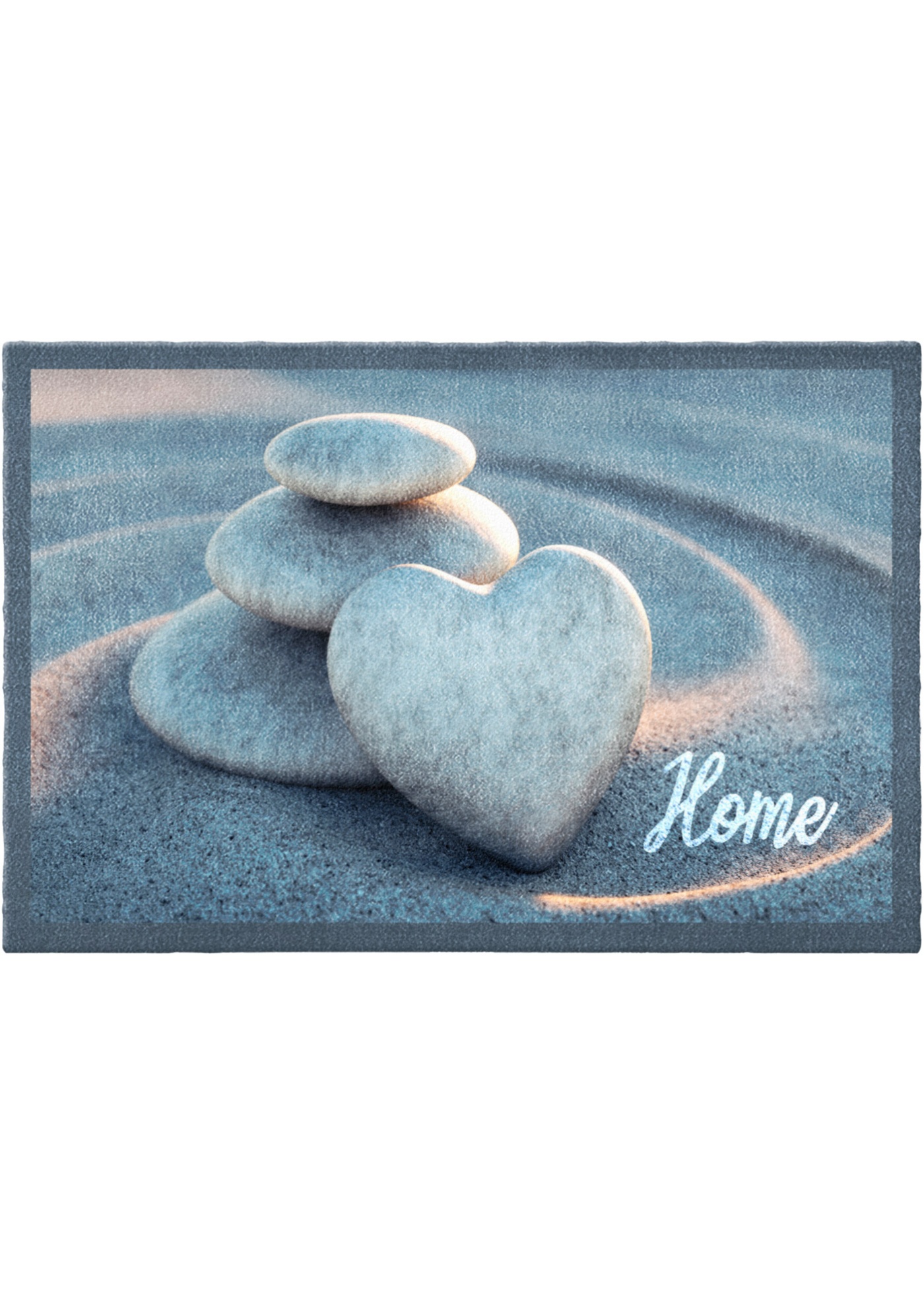 Wycieraczka z motywem kamieni