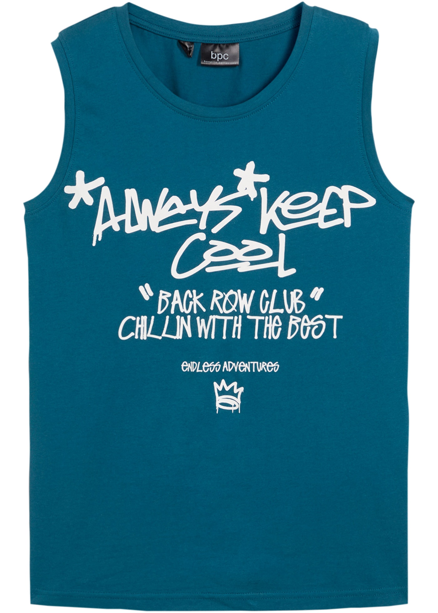 Tank top chłopięcy z bawełny organicznej