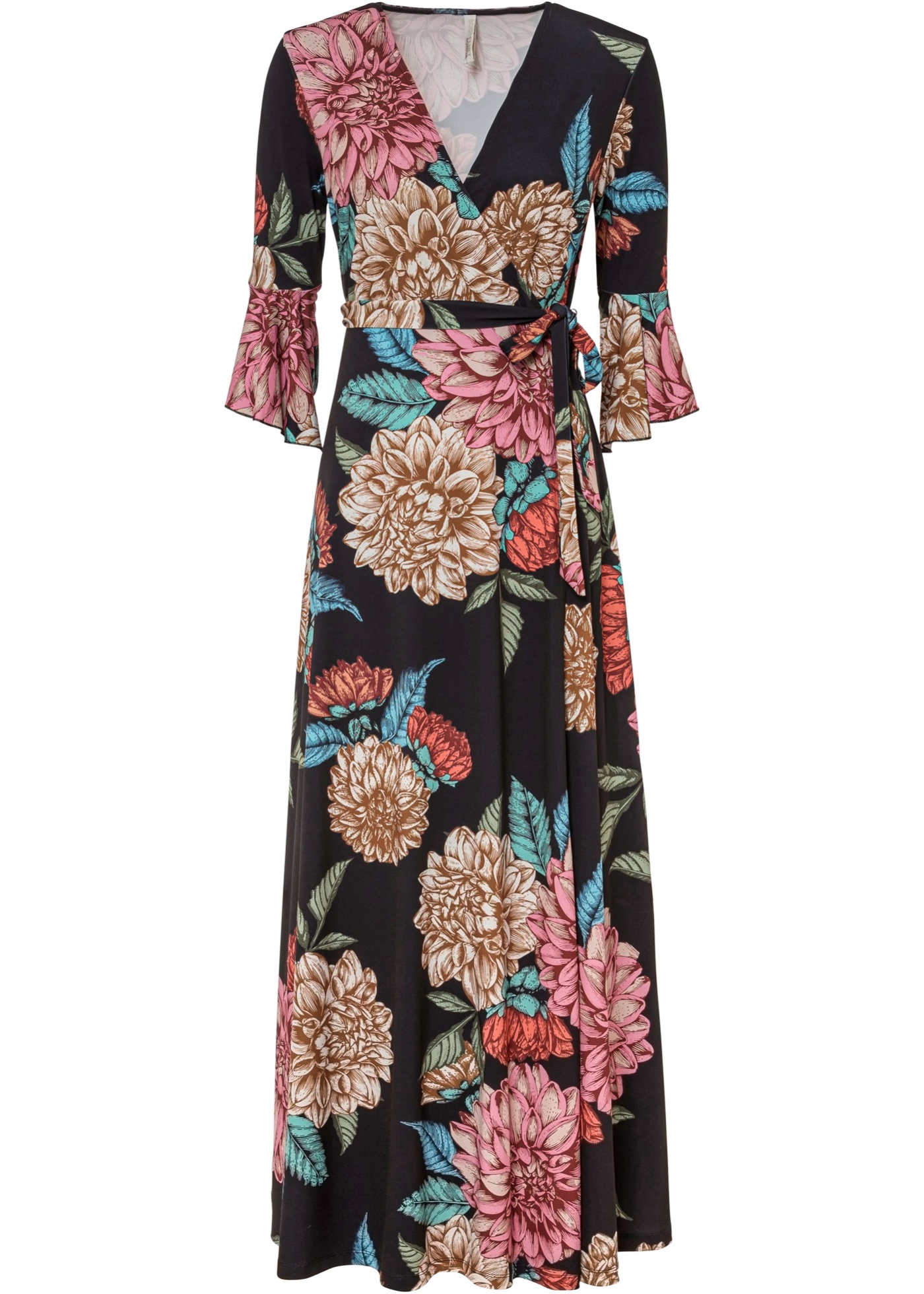 Sukienka kopertowa, krótsza długość