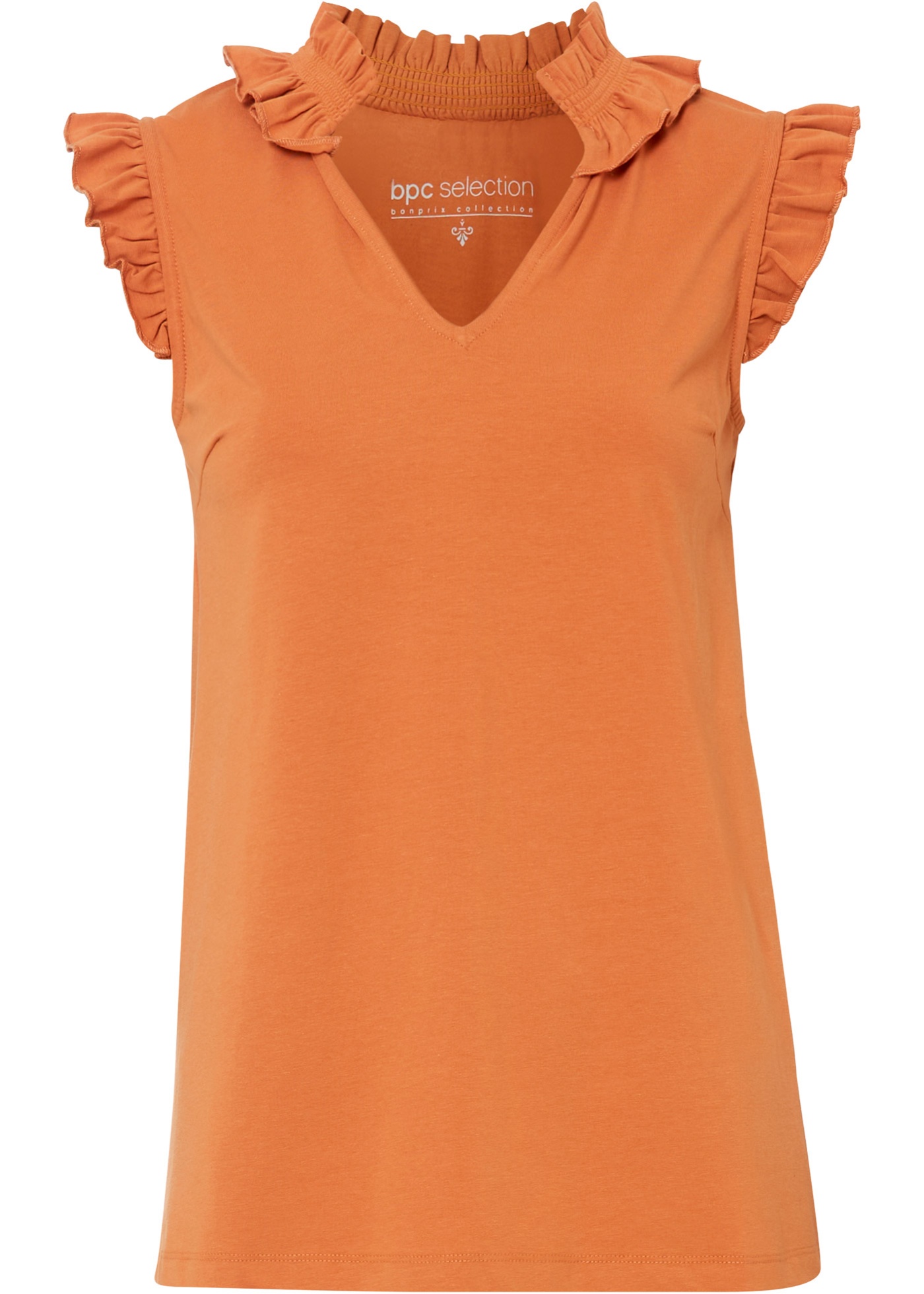 Top z rękawami motylkowymi