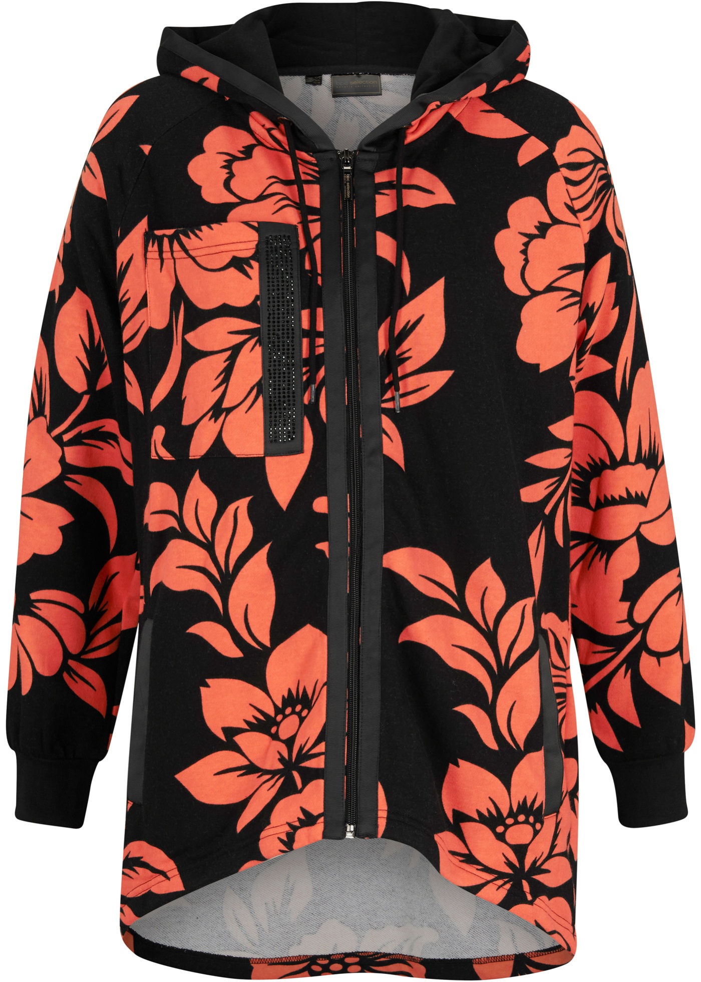 Długa bluza rozpinana