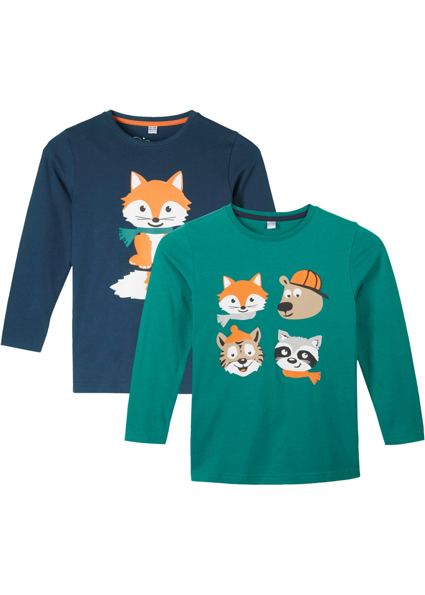 Shirt chłopięcy z długim rękawem (2 szt.)