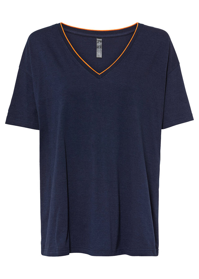 Shirt z kontrastowym elementem