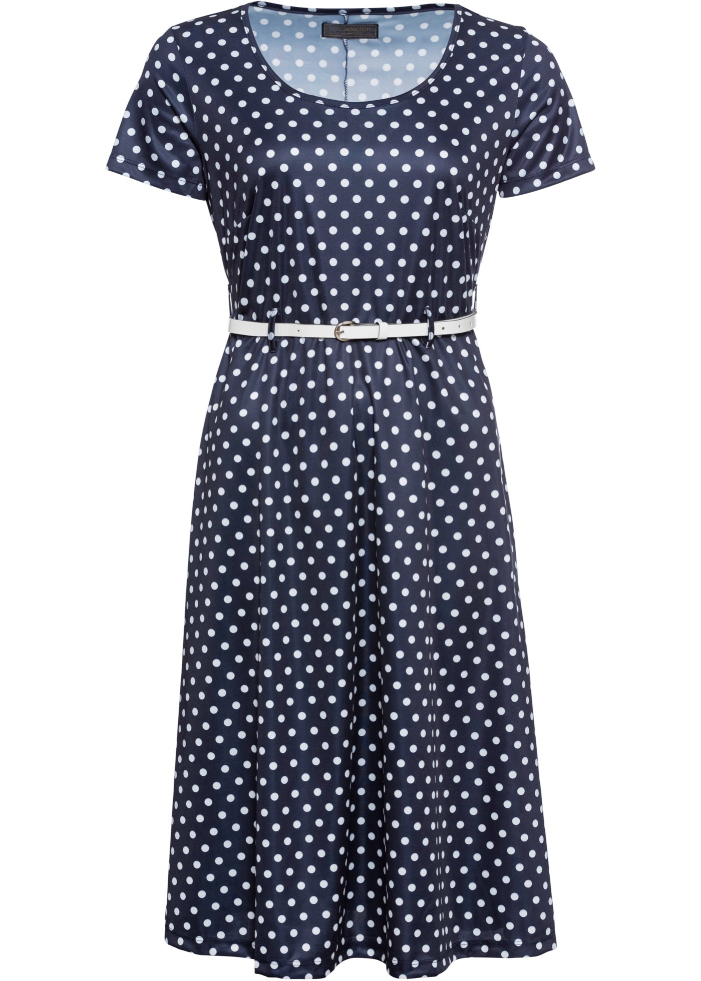 Sukienka z dżerseju w groszki