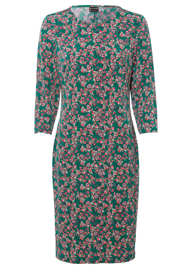 Sukienka w roślinny wzór