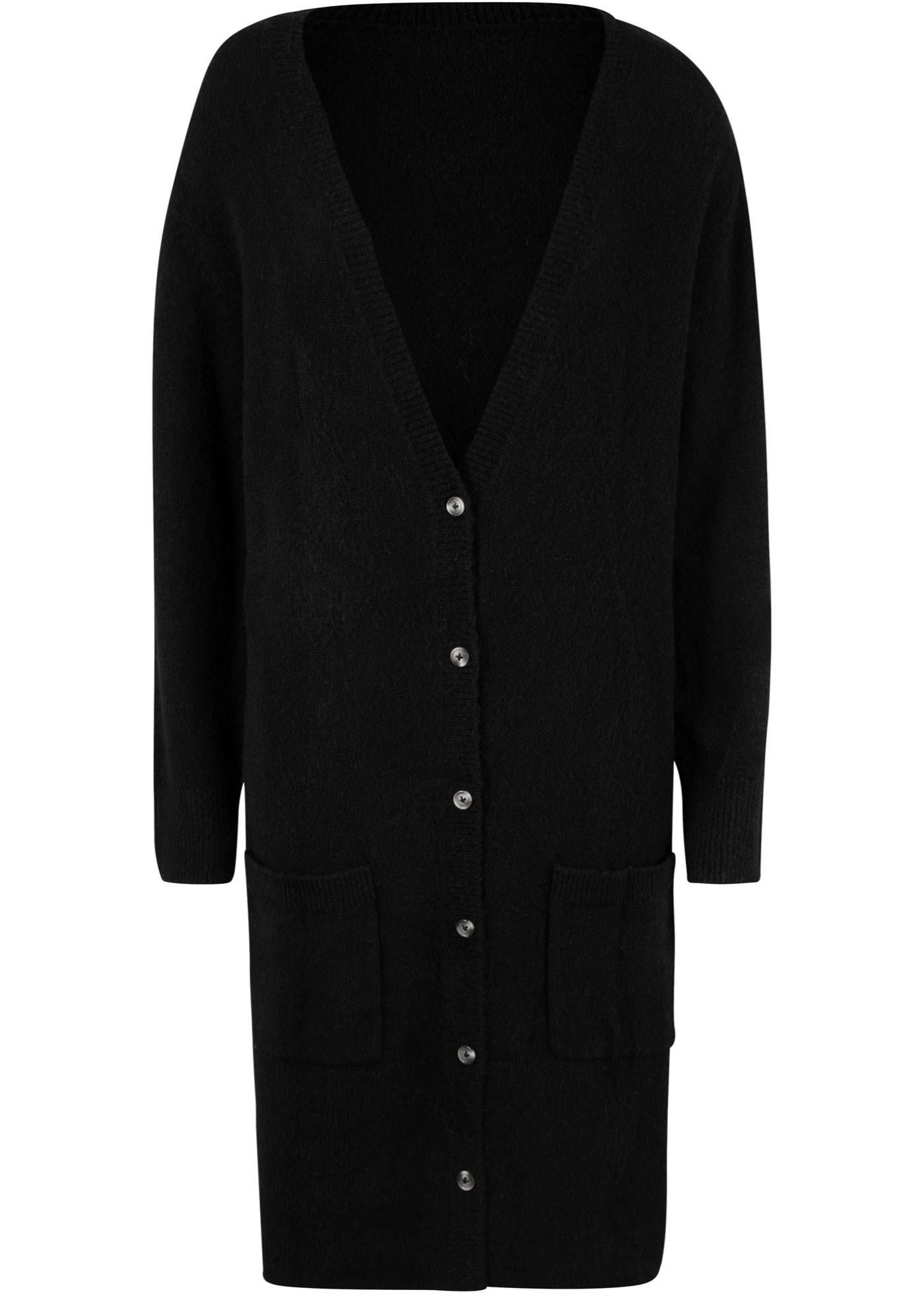 Długi sweter bez zapięcia oversize