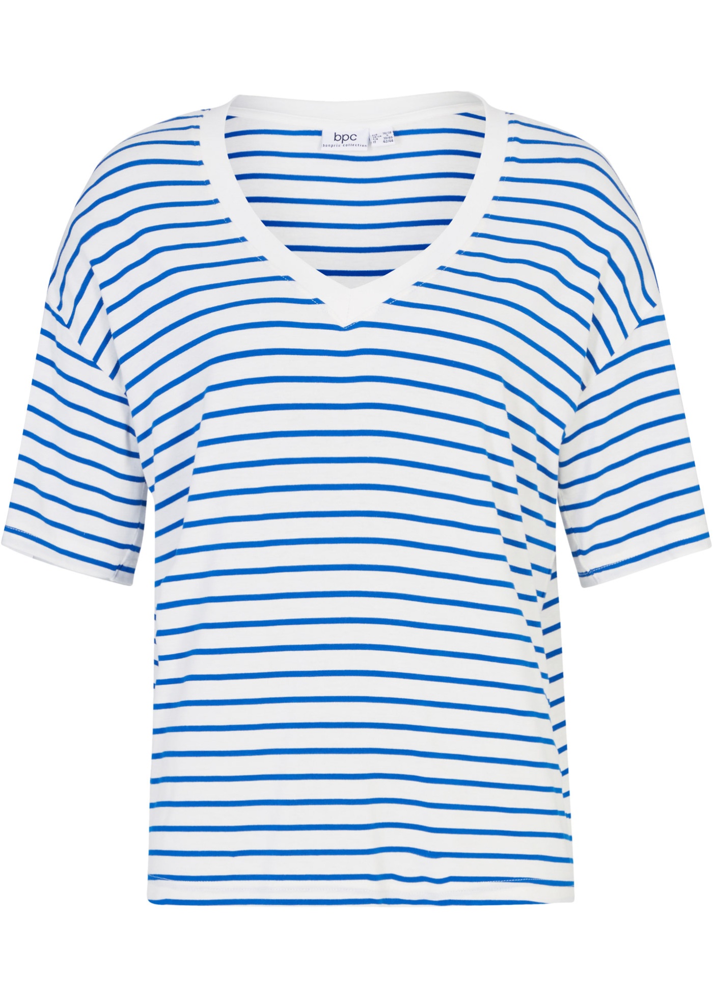 Shirt z krótkim rękawem i dekoltem w serek ze zrównoważonej wiskozy