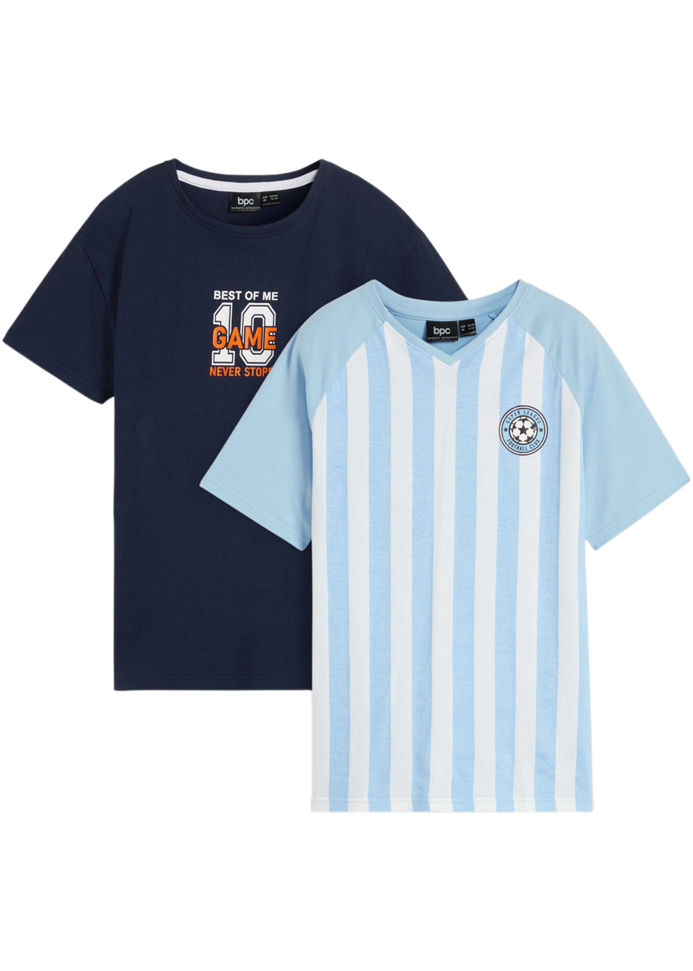 T-shirt chłopięcy z bawełny organicznej (2 szt.)