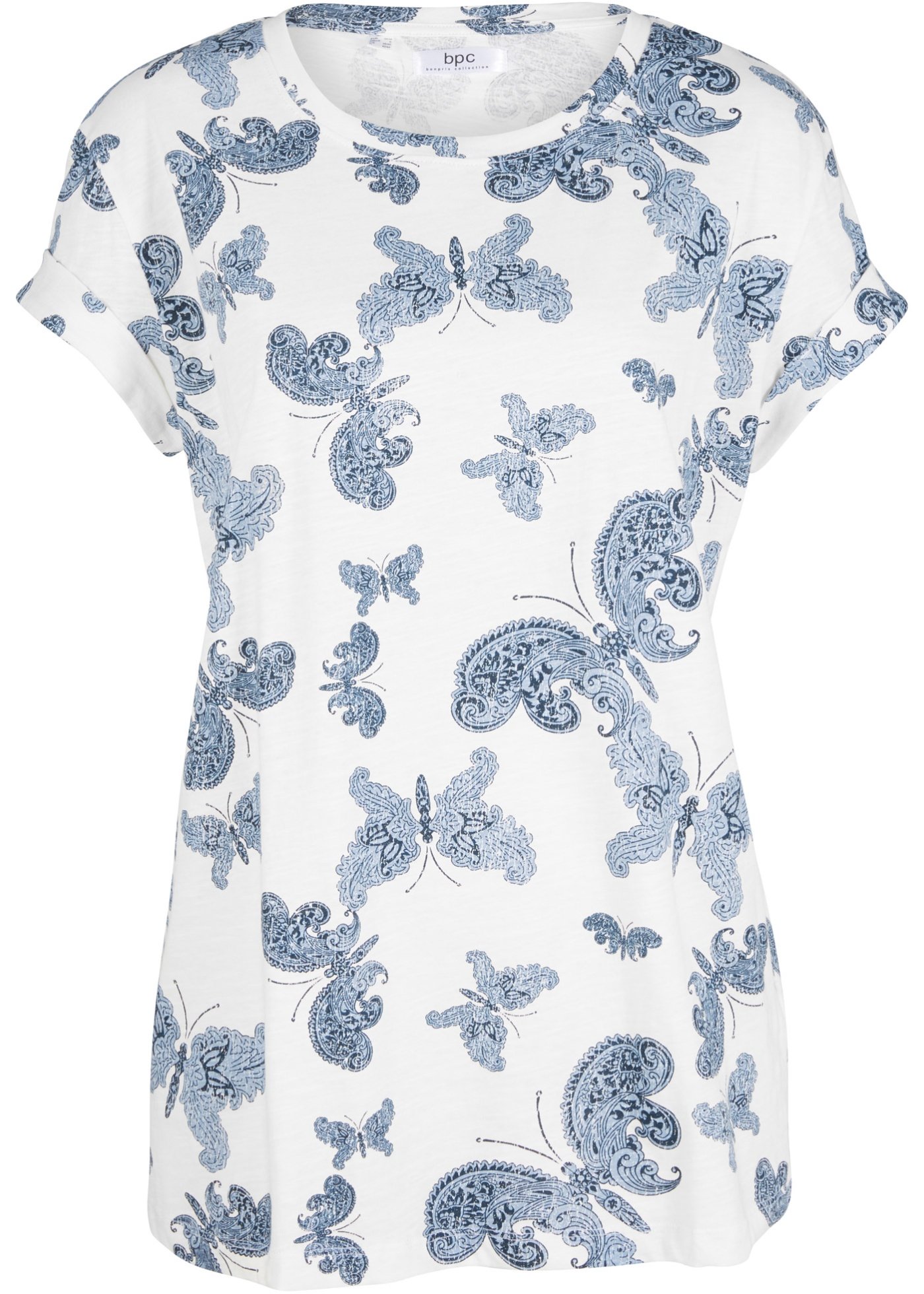 Shirt bawełniany boxy, krótki rękaw