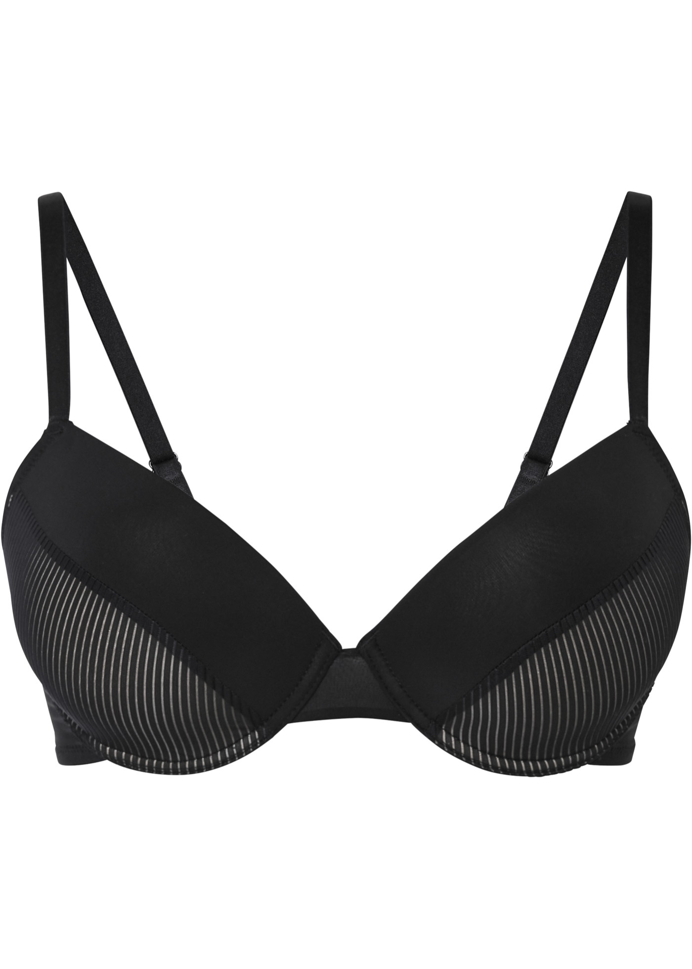 Biustonosz z usztywnianymi miseczkami na fiszbinach