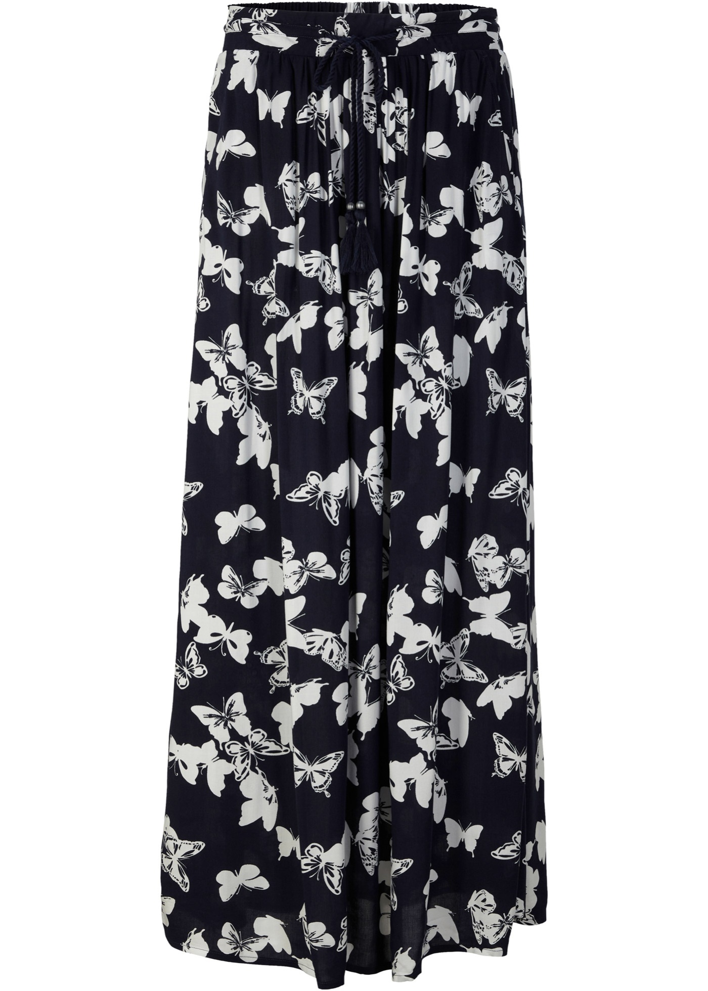 Spódnica maxi z wiskozy